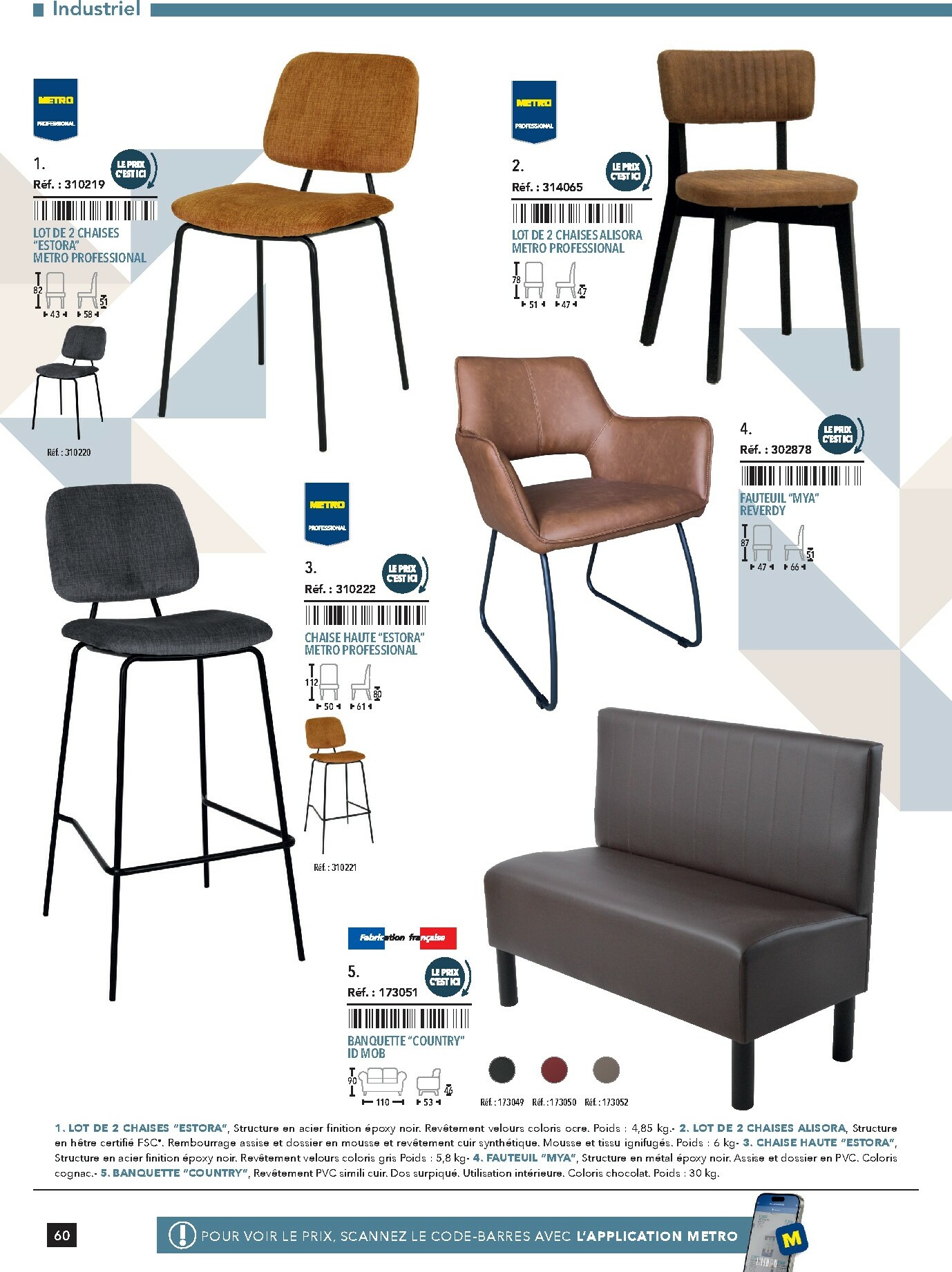 metro - Catalogue Metro - #Terrasse&salle valable du 28/01 au 31/12 - page: 60