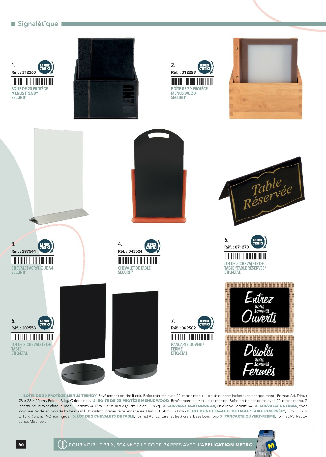 metro - Catalogue Metro - #Terrasse&salle valable du 28/01 au 31/12 - page: 66
