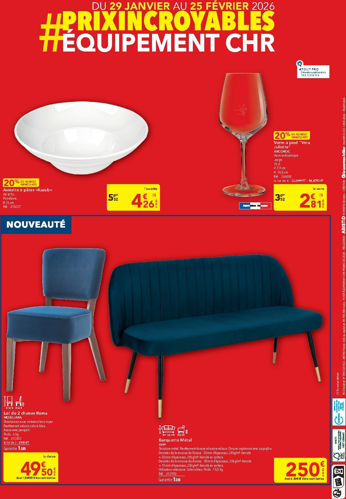 metro - Catalogue Metro - Equipement valable du 29/01 au 25/02 - page: 2