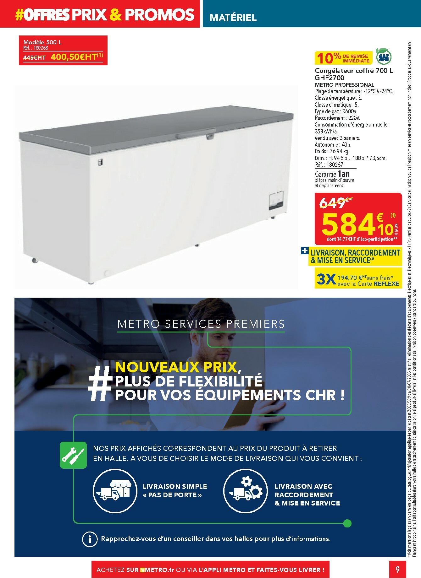 metro - Catalogue Metro - Offres Prix & Promos Equipement valable du 29/01 au 25/02 - page: 9