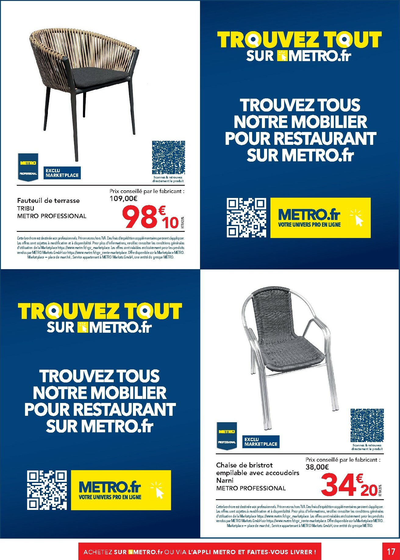 metro - Catalogue Metro - Offres Prix & Promos Equipement valable du 29/01 au 25/02 - page: 17