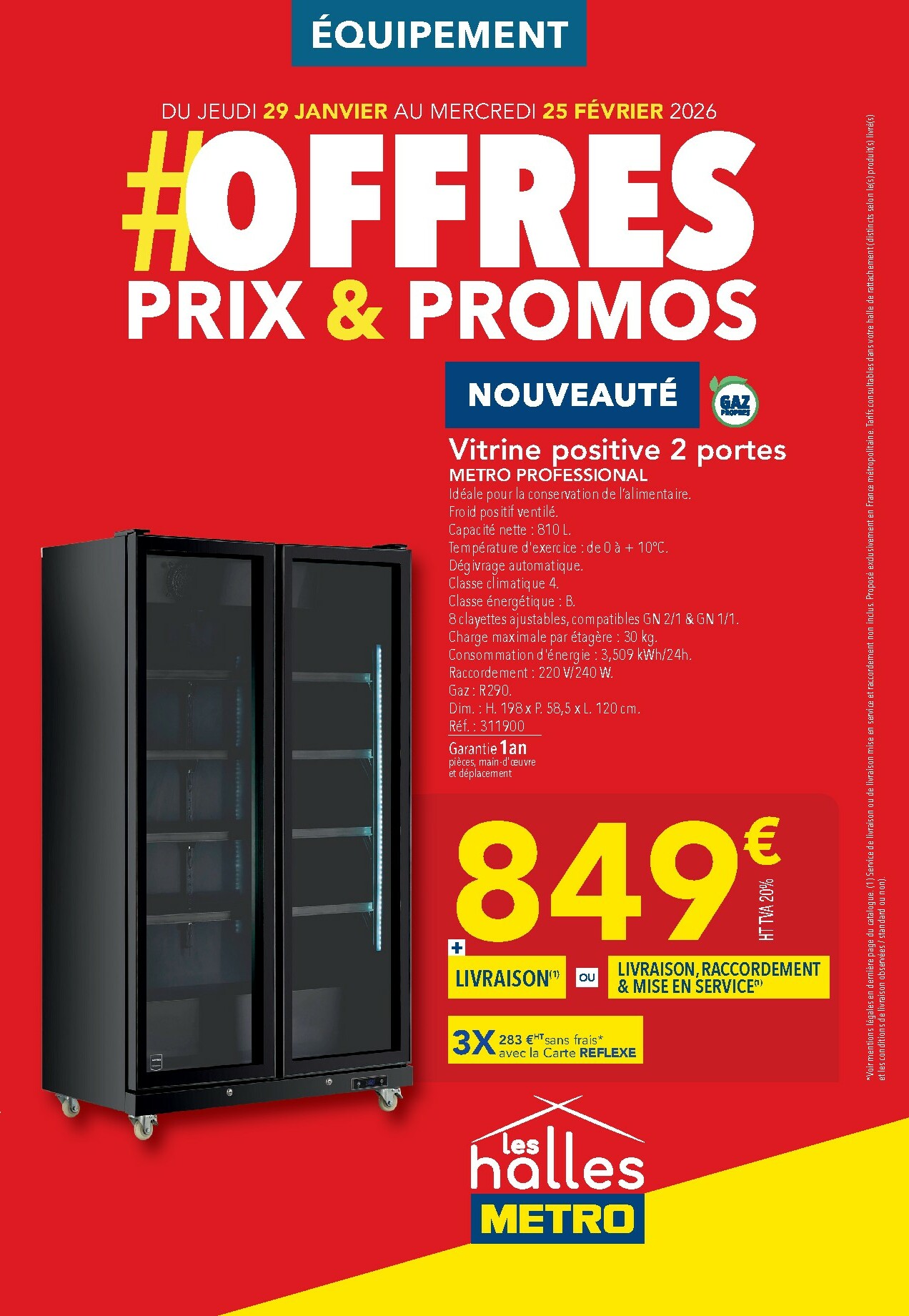 metro - Catalogue Metro - Offres Prix & Promos Equipement valable du 29/01 au 25/02