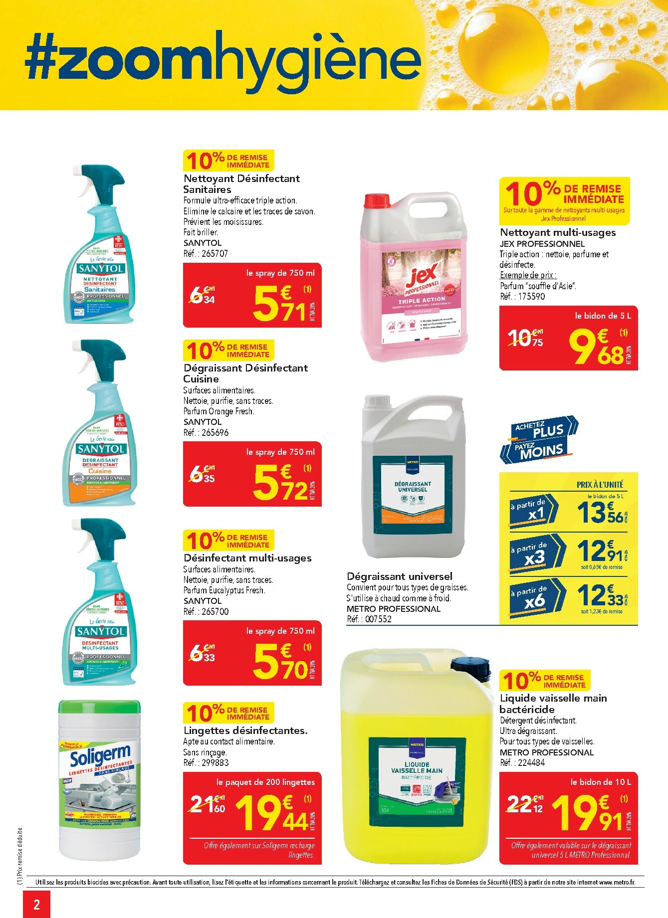 metro - Catalogue Metro - Offres Prix & Promos Equipement valable du 29/01 au 25/02 - page: 2