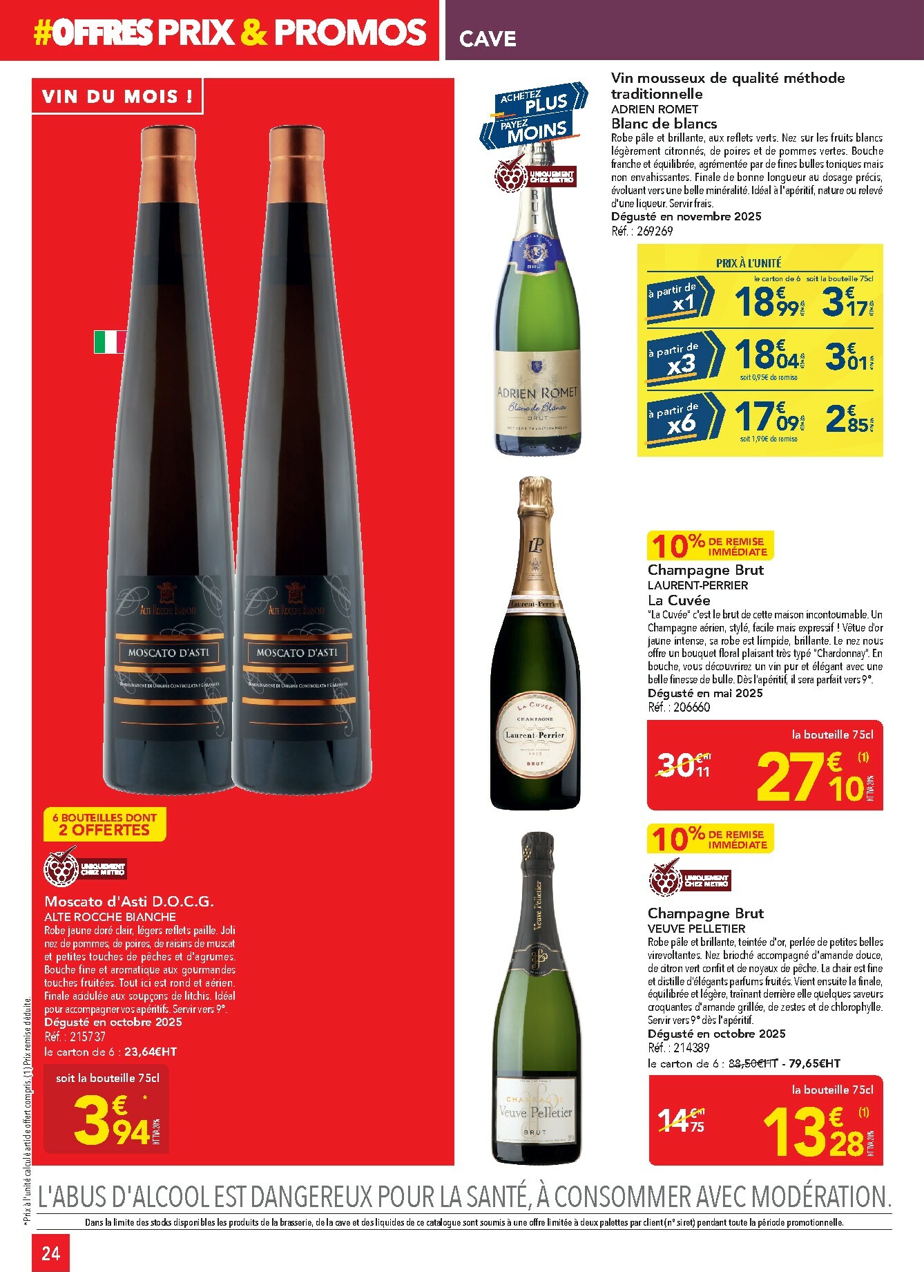 metro - Catalogue Metro - Offres Prix & Promos Restauration valable du 29/01 au 25/02 - page: 24