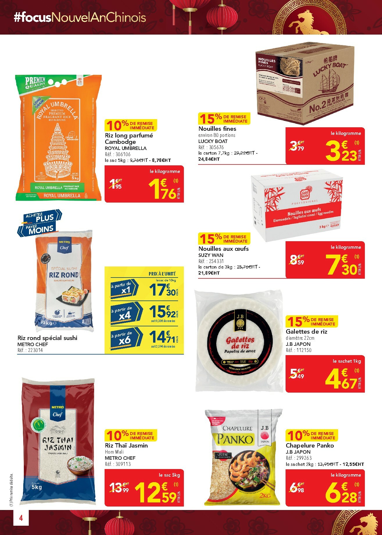 metro - Catalogue Metro - Offres Prix & Promos Restauration valable du 29/01 au 25/02 - page: 4