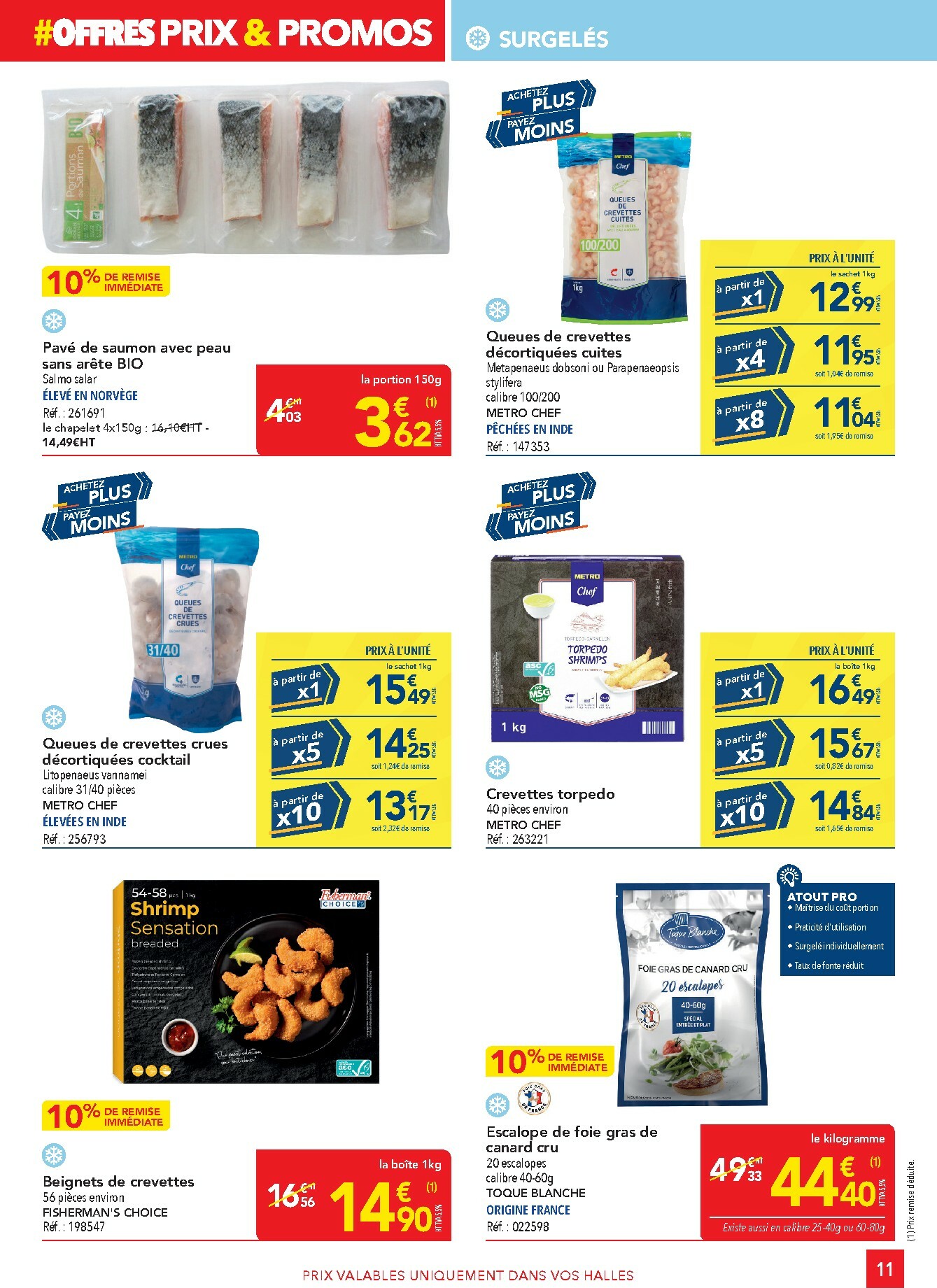 metro - Catalogue Metro - Offres Prix & Promos Restauration valable du 29/01 au 25/02 - page: 11