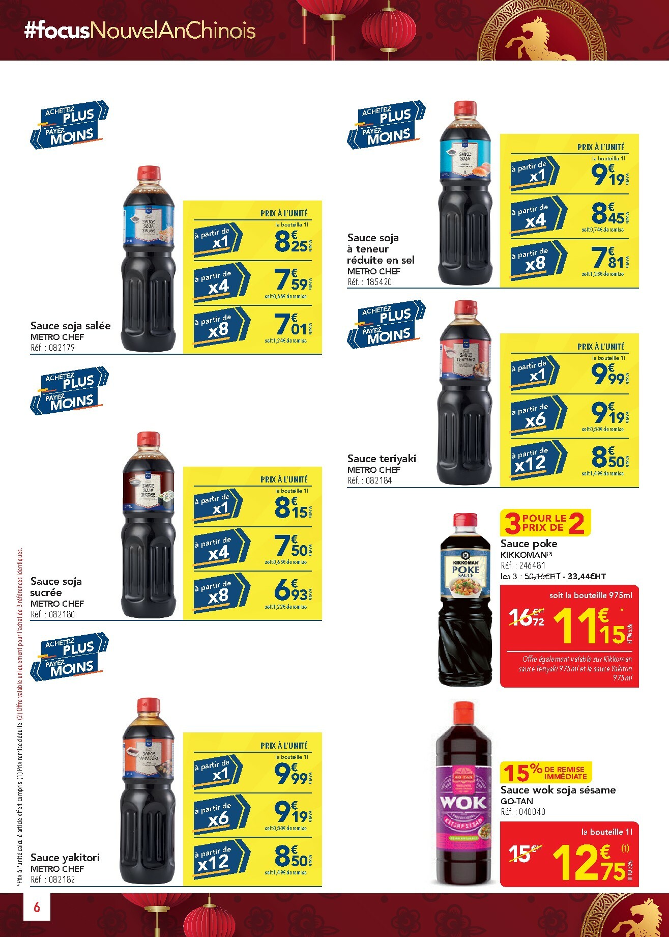 metro - Catalogue Metro - Offres Prix & Promos Restauration valable du 29/01 au 25/02 - page: 6