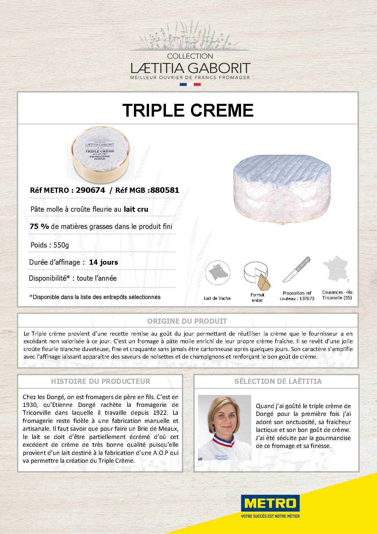 metro - Catalogue Metro - Collection Laetitia Gaborit valable du 01/01/2026 au 31/12/2026 - page: 15