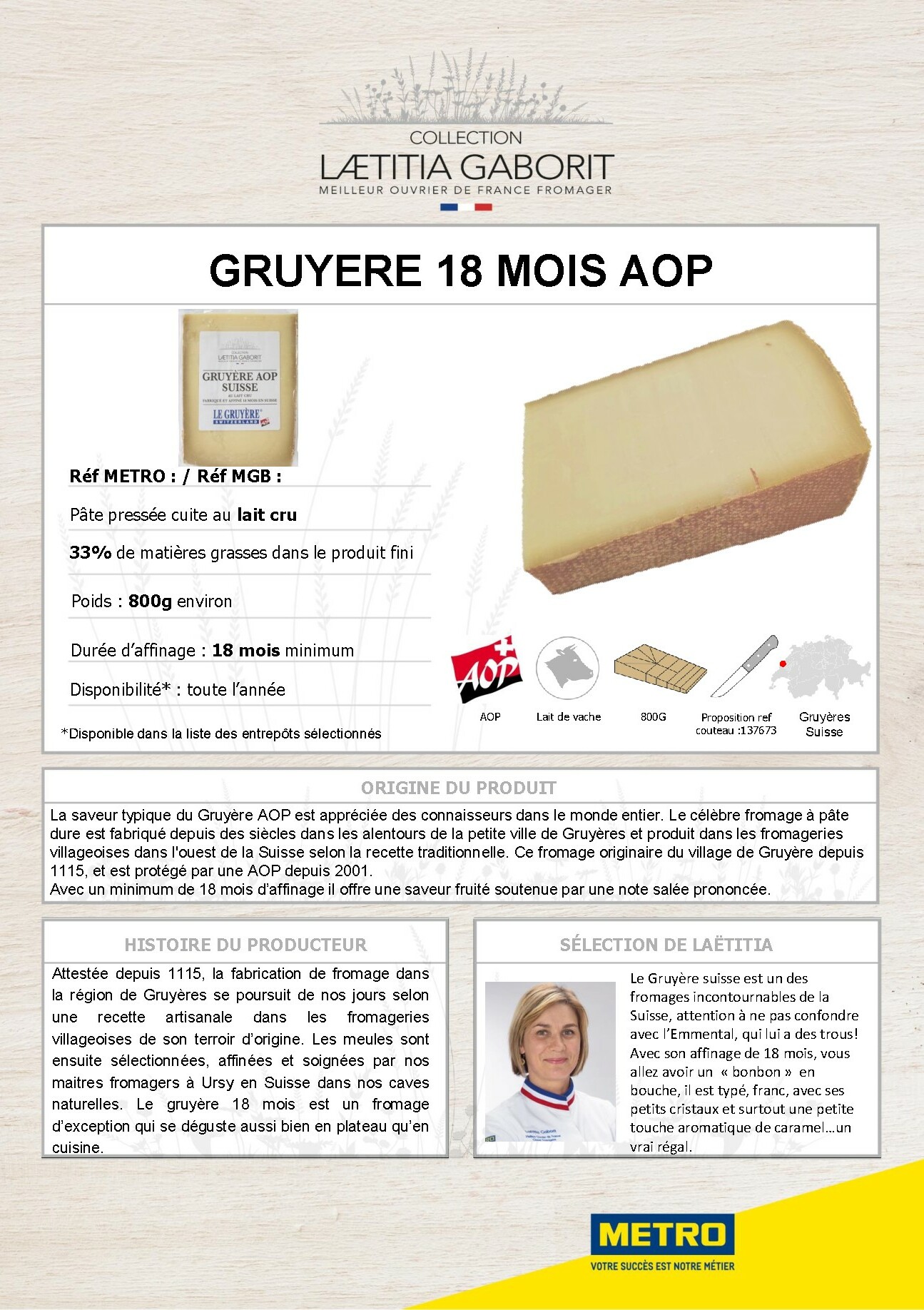 metro - Catalogue Metro - Collection Laetitia Gaborit valable du 01/01/2026 au 31/12/2026 - page: 18