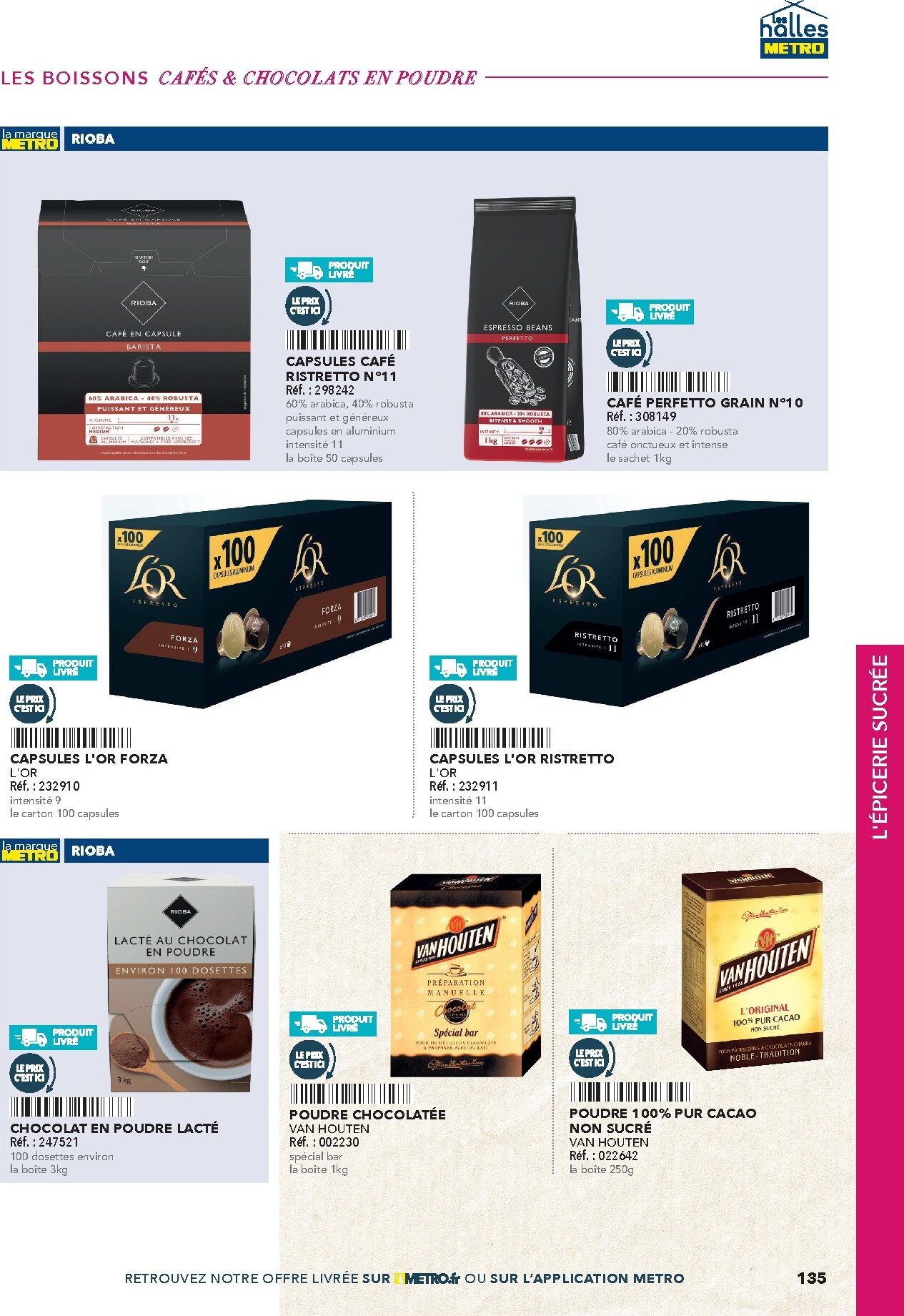 metro - Catalogue Metro - #Restauration rapide valable du 01/02/2026 au 30/06/2026 - page: 135