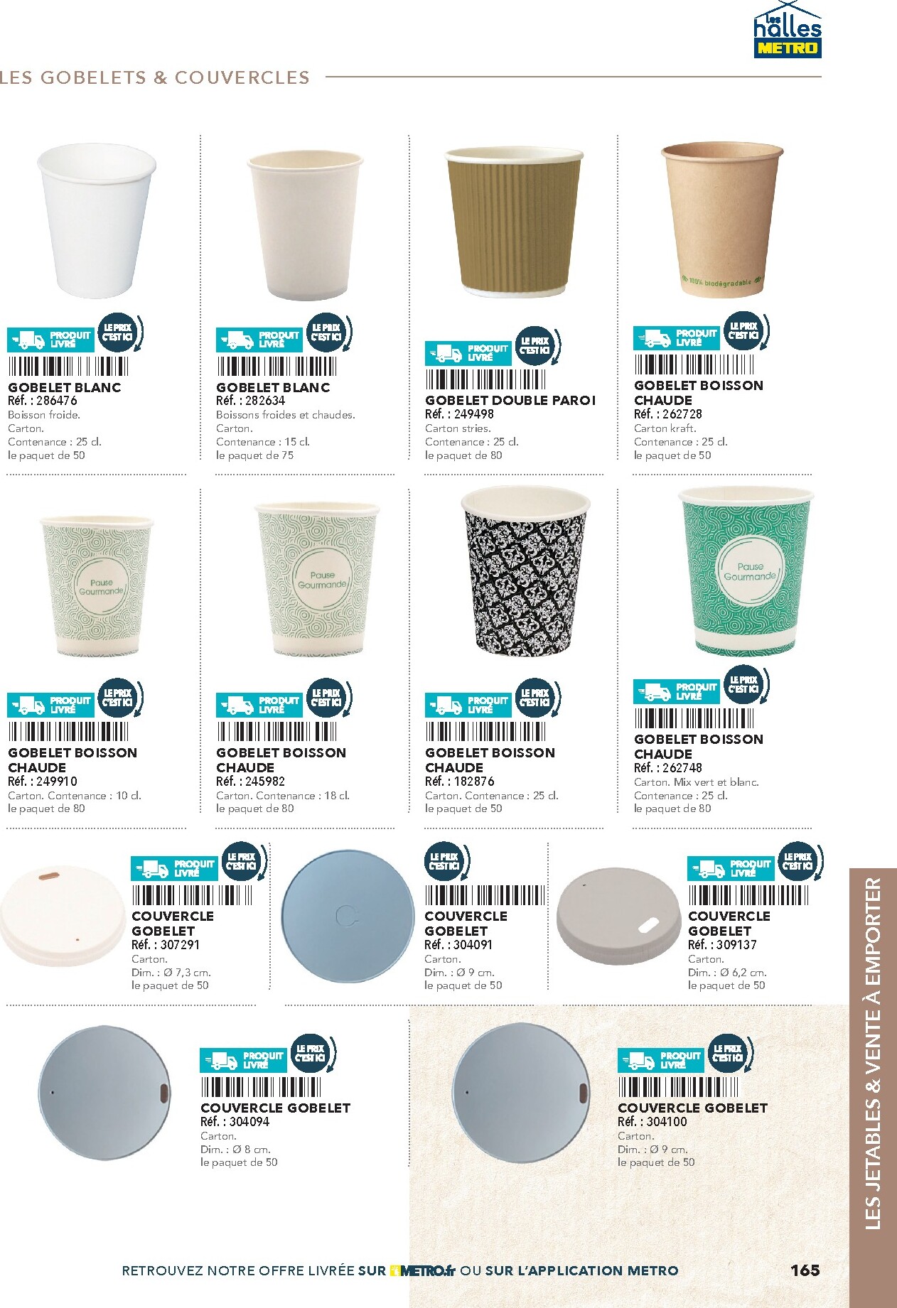 metro - Catalogue Metro - #Restauration rapide valable du 01/02/2026 au 30/06/2026 - page: 165