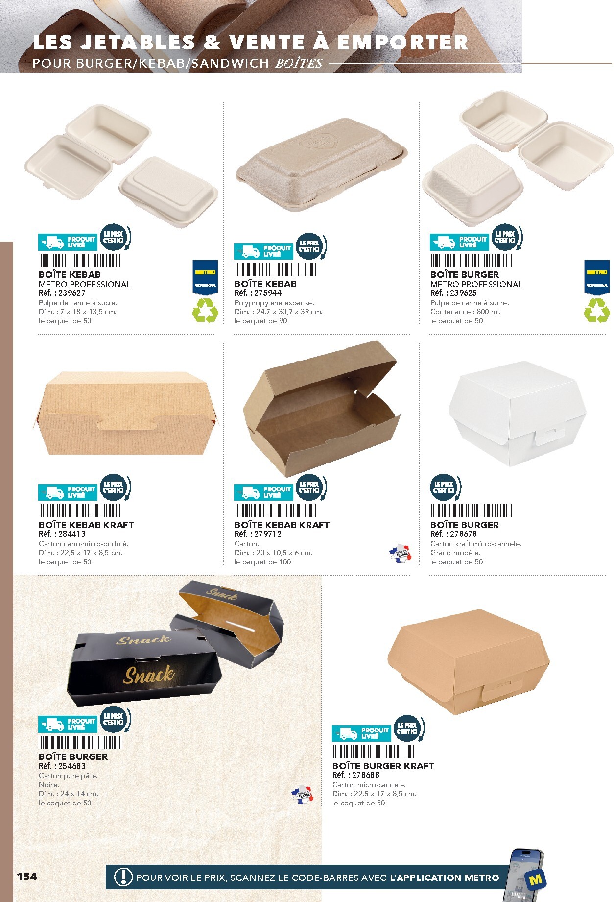 metro - Catalogue Metro - #Restauration rapide valable du 01/02/2026 au 30/06/2026 - page: 154