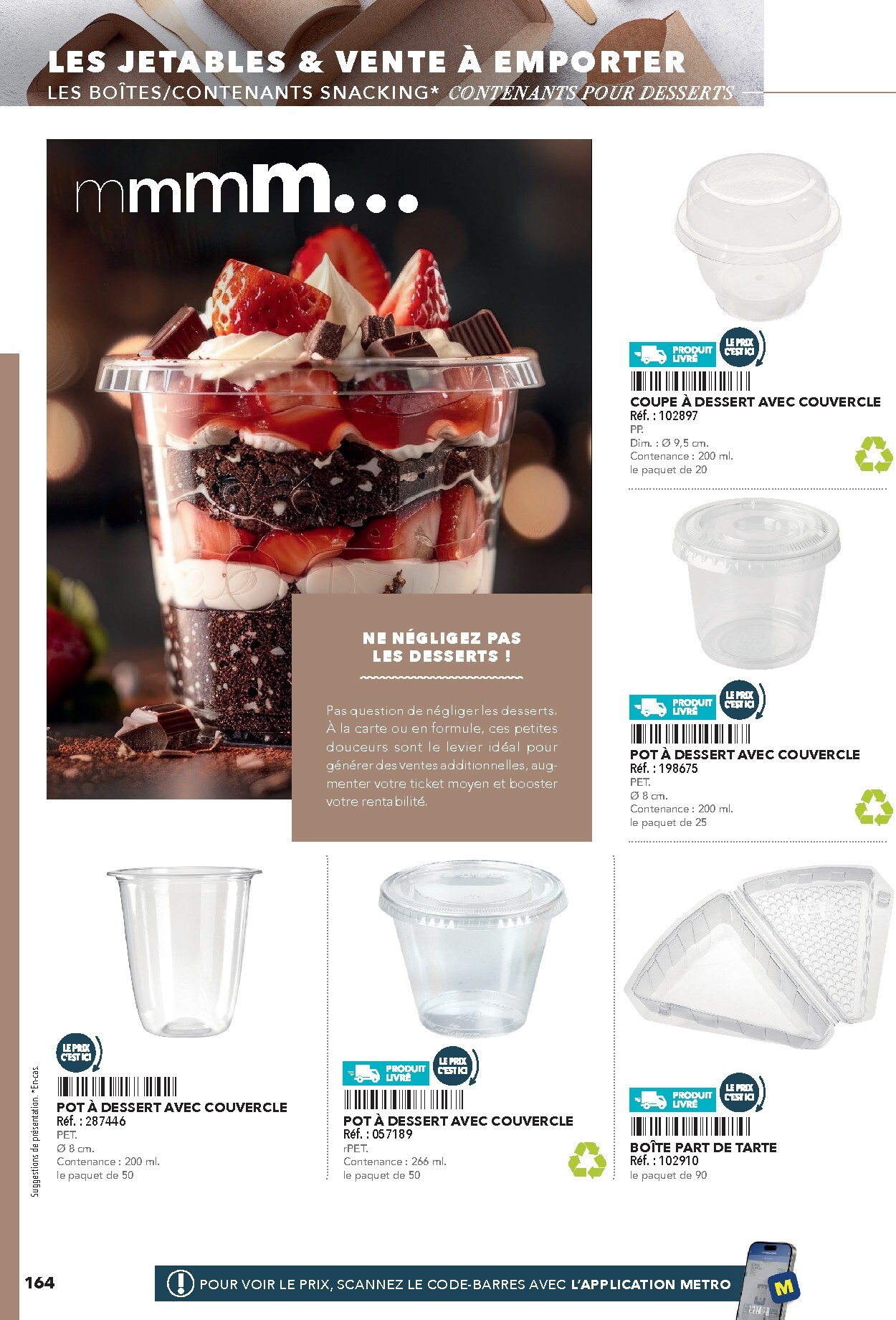 metro - Catalogue Metro - #Restauration rapide valable du 01/02/2026 au 30/06/2026 - page: 164