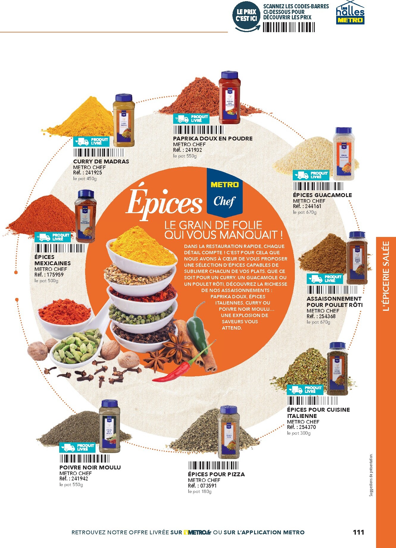 metro - Catalogue Metro - #Restauration rapide valable du 01/02/2026 au 30/06/2026 - page: 111