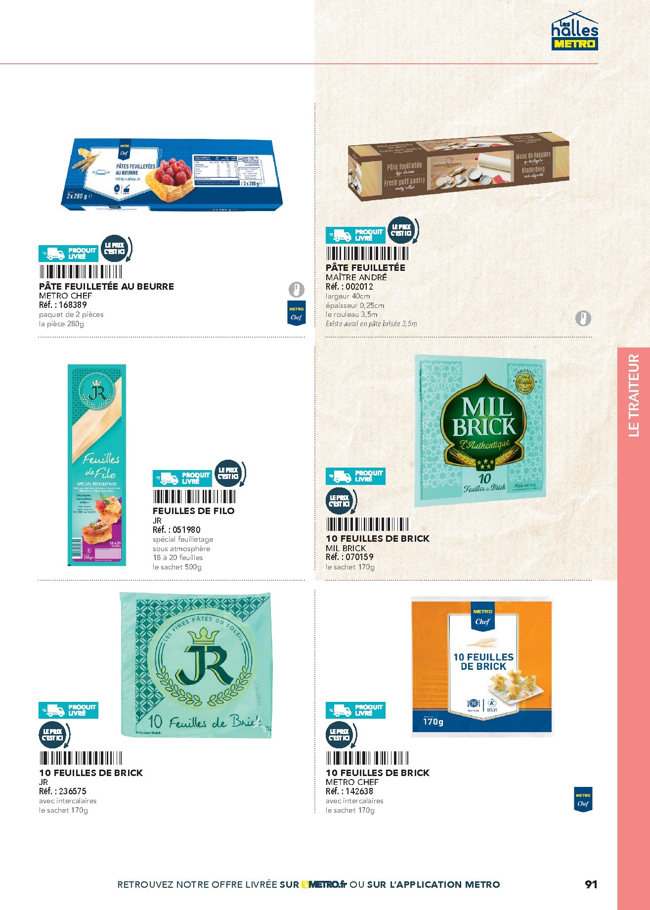metro - Catalogue Metro - #Restauration rapide valable du 01/02/2026 au 30/06/2026 - page: 91