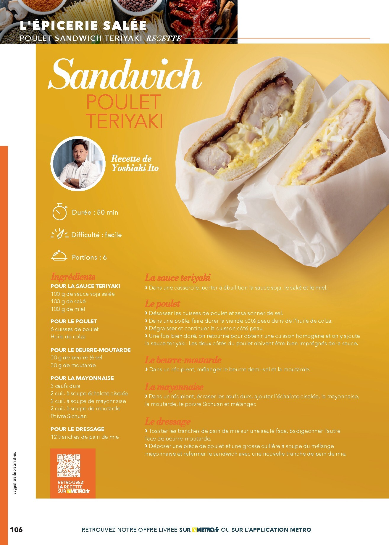 metro - Catalogue Metro - #Restauration rapide valable du 01/02/2026 au 30/06/2026 - page: 106