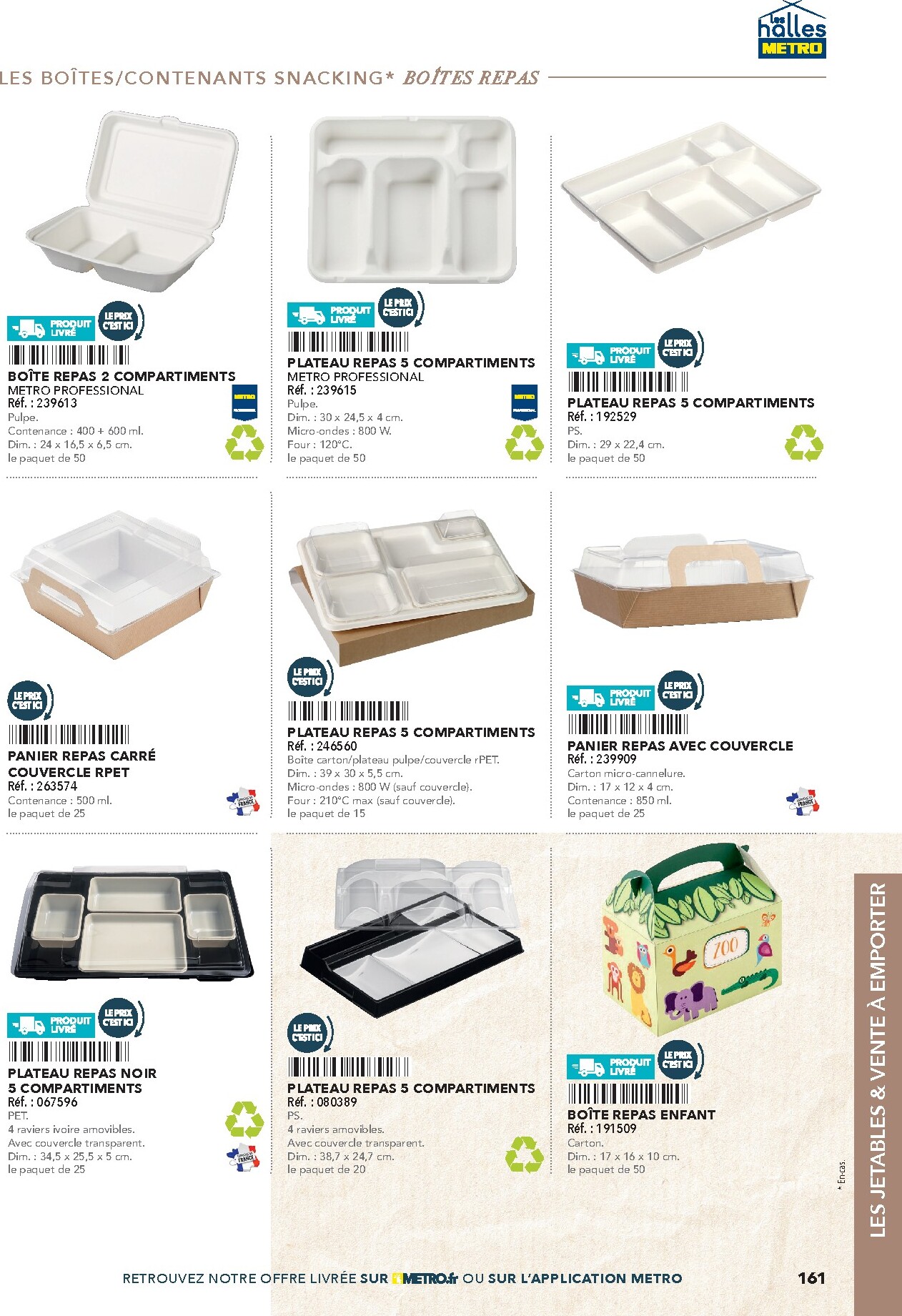 metro - Catalogue Metro - #Restauration rapide valable du 01/02/2026 au 30/06/2026 - page: 161