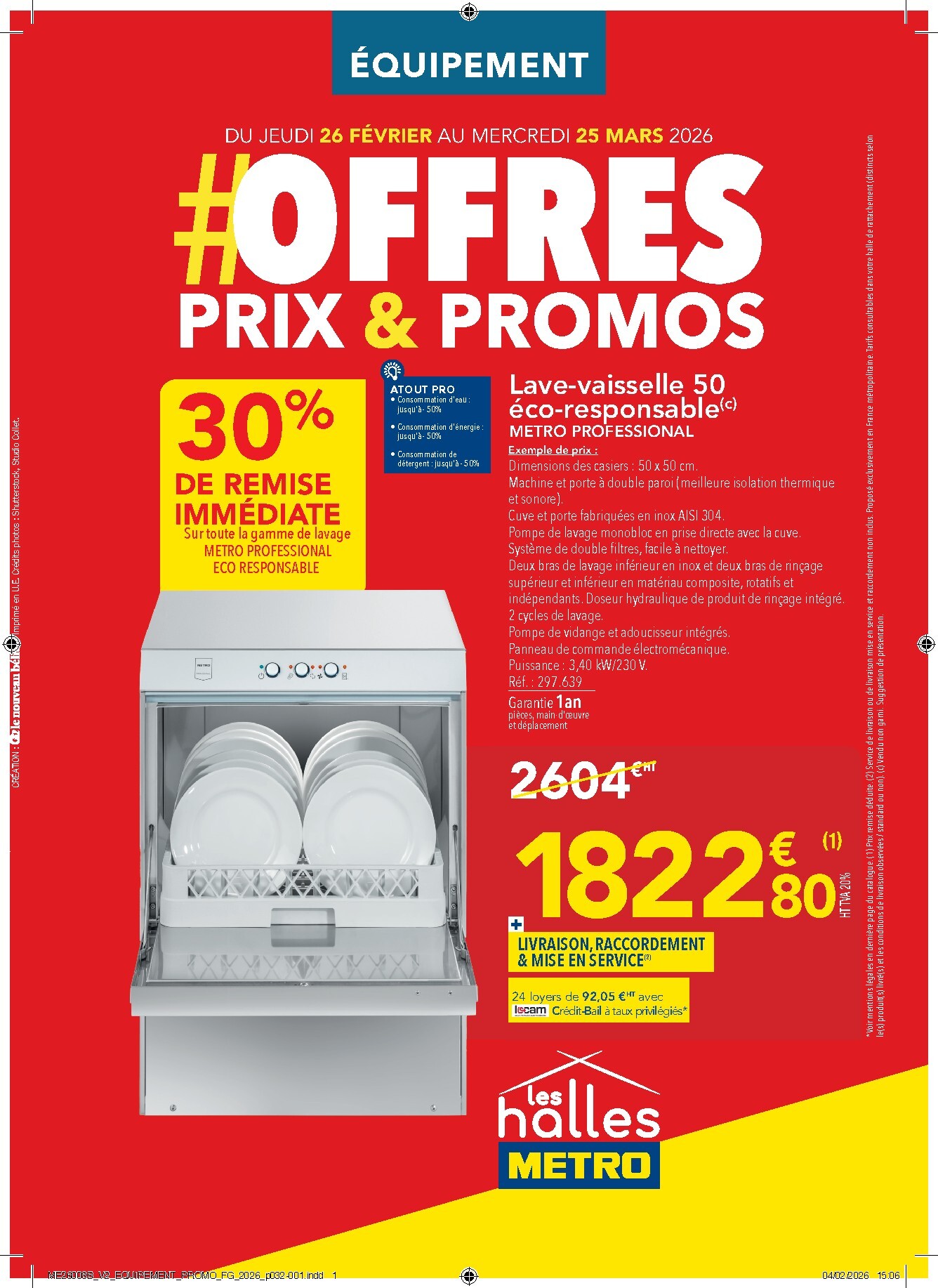 metro - Catalogue Metro - Offres Prix & Promos Equipement valable du 26/02/2026 au 25/03/2026
