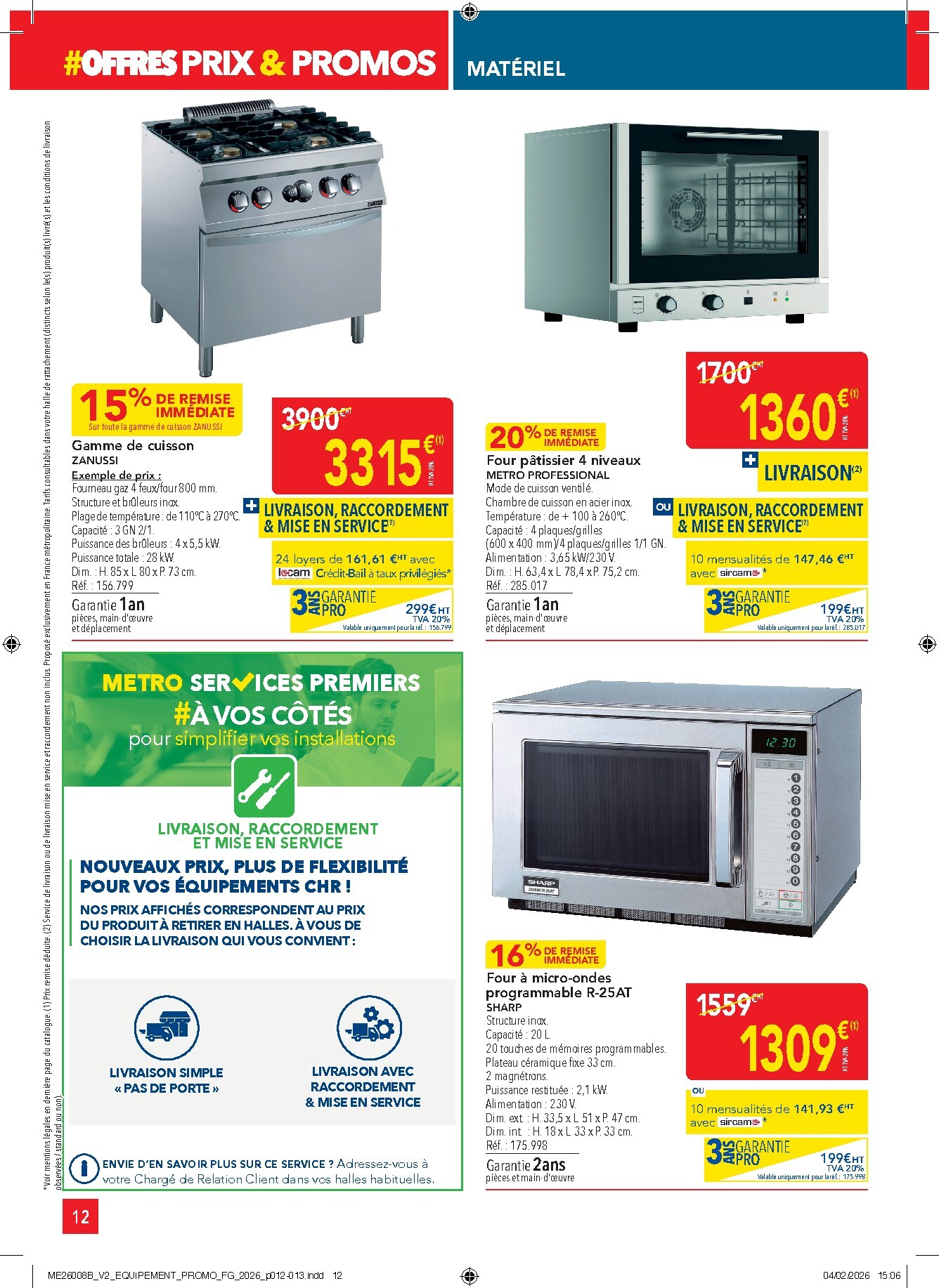 metro - Catalogue Metro - Offres Prix & Promos Equipement valable du 26/02/2026 au 25/03/2026 - page: 12