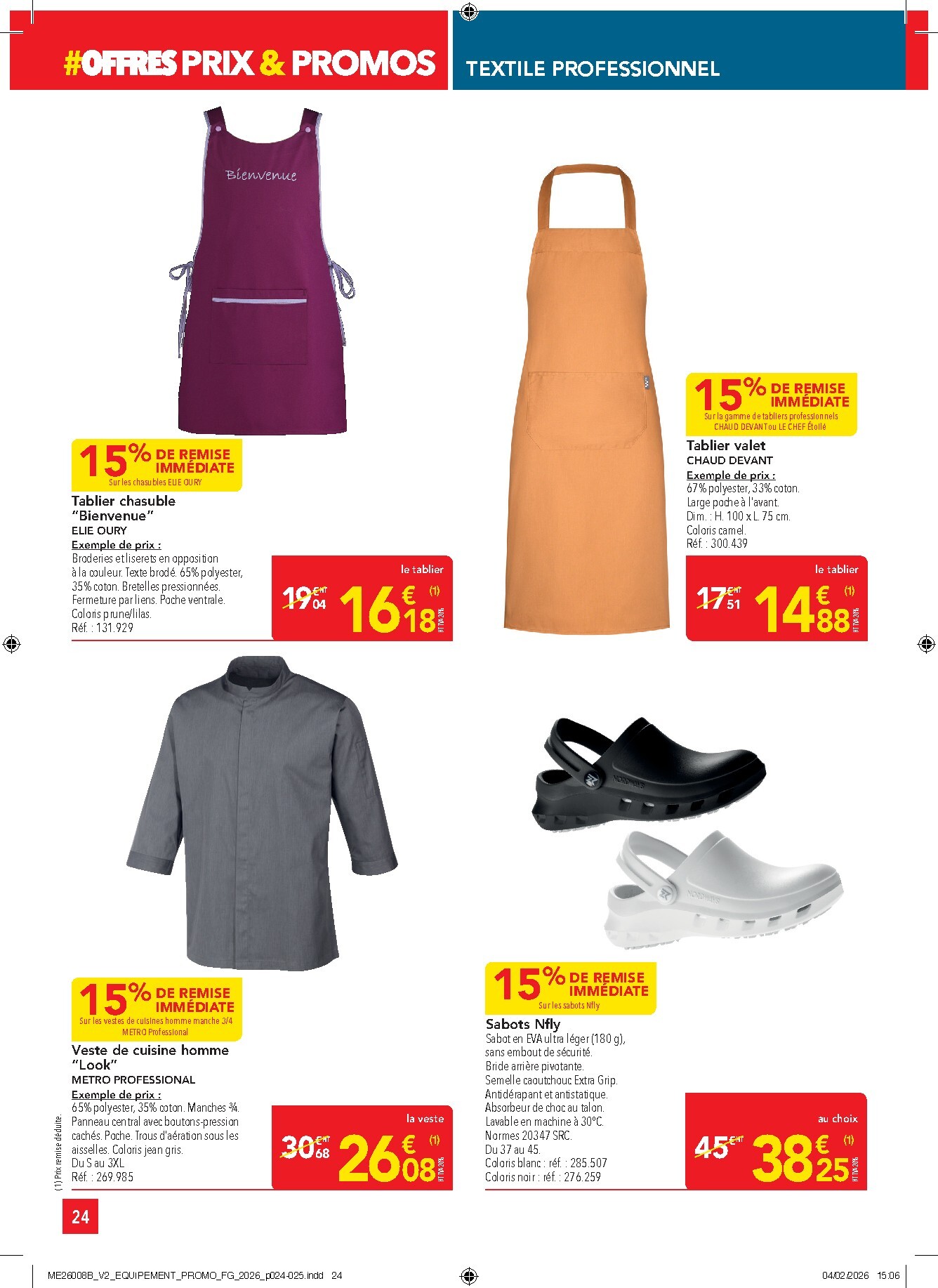 metro - Catalogue Metro - Offres Prix & Promos Equipement valable du 26/02/2026 au 25/03/2026 - page: 24