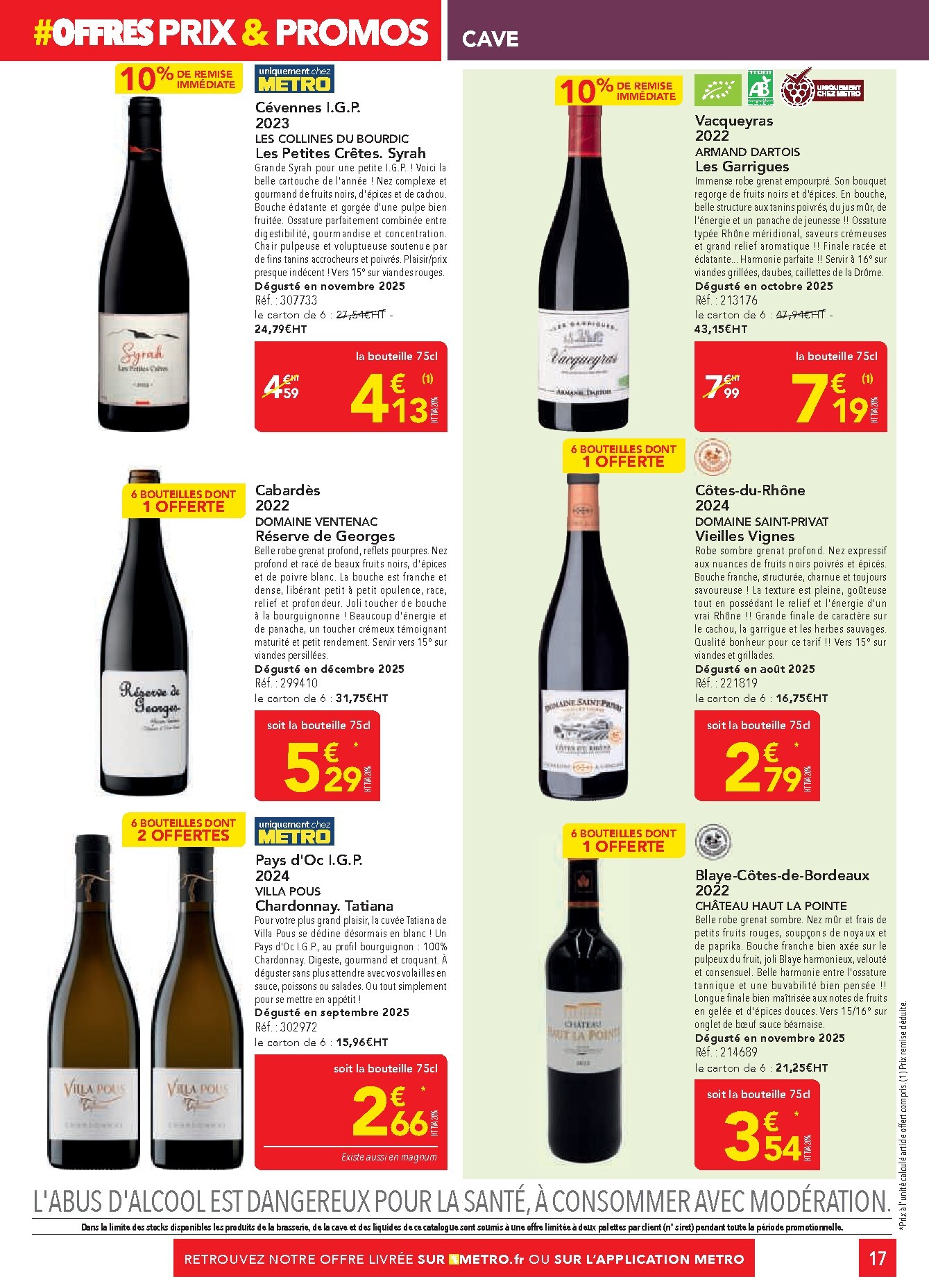 metro - Catalogue Metro - Offres Prix & Promos Restauration valable du 26/02/2026 au 25/03/2026 - page: 17