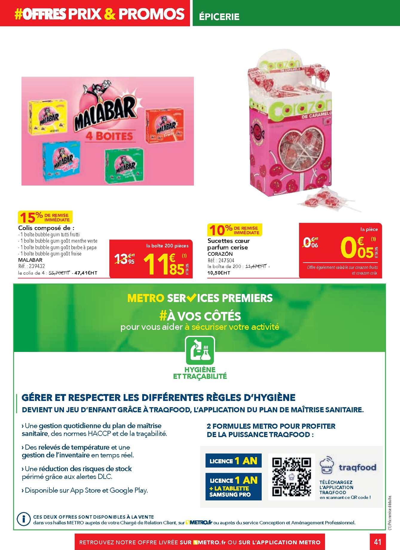 metro - Catalogue Metro - Offres Prix & Promos Restauration valable du 26/02/2026 au 25/03/2026 - page: 41