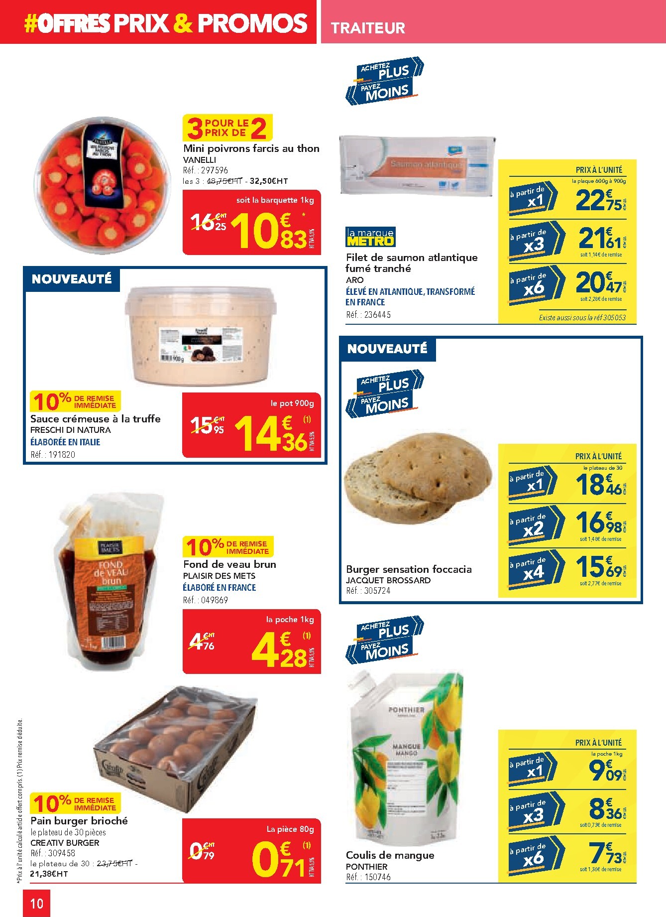 metro - Catalogue Metro - Offres Prix & Promos Restauration valable du 26/02/2026 au 25/03/2026 - page: 10