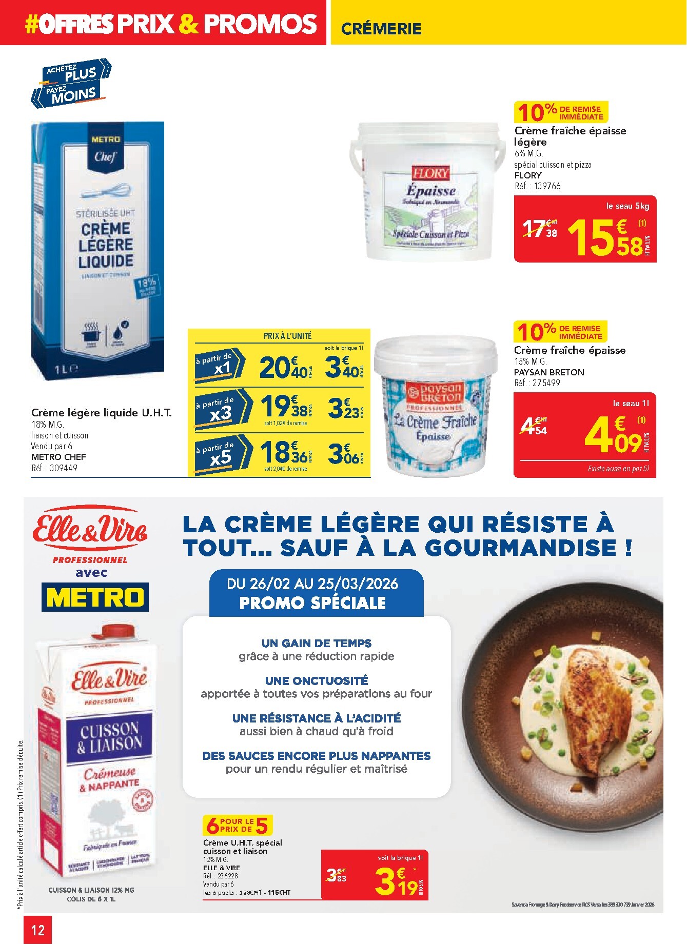 metro - Catalogue Metro - Offres Prix & Promos Restauration valable du 26/02/2026 au 25/03/2026 - page: 12