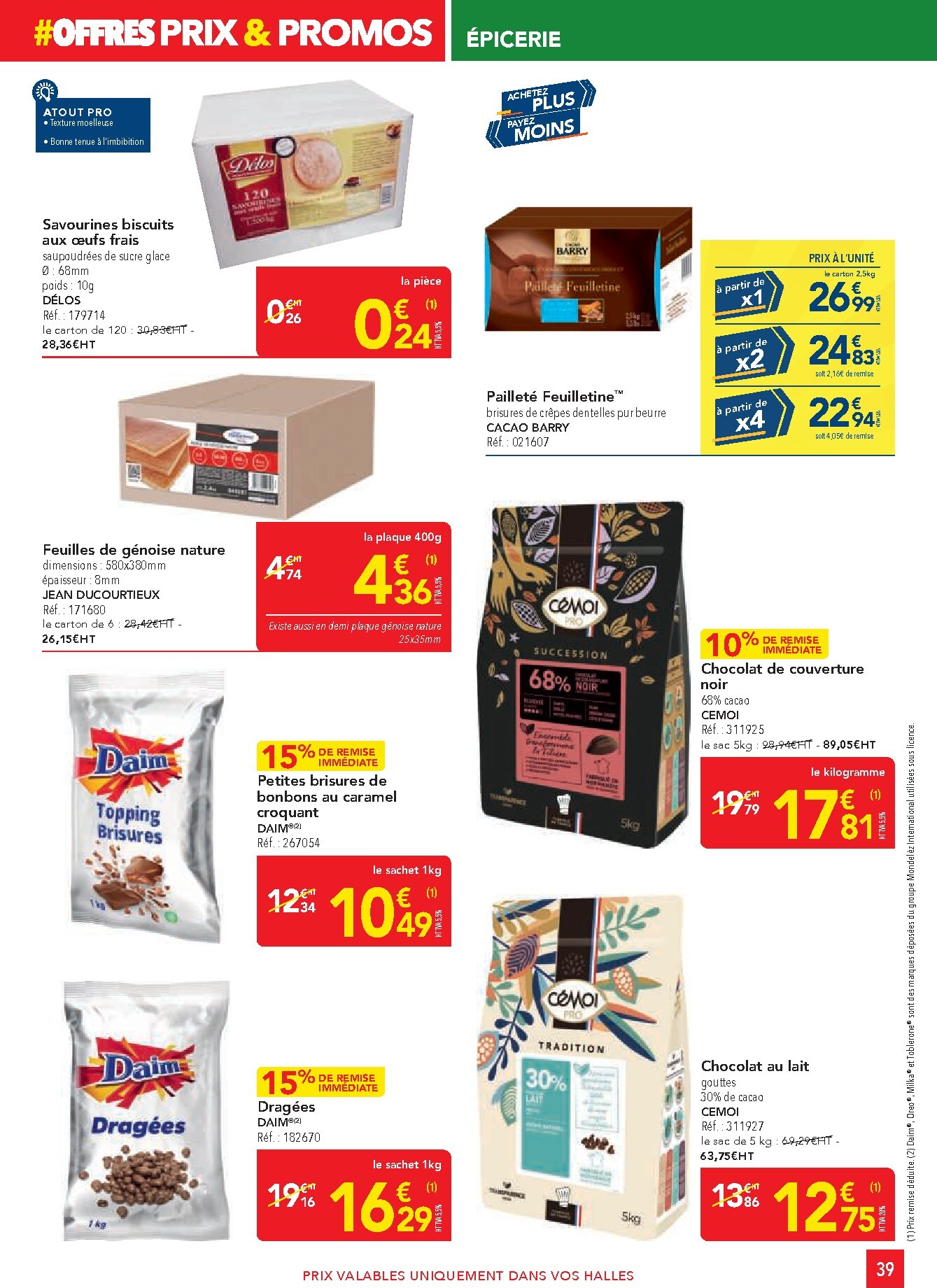 metro - Catalogue Metro - Offres Prix & Promos Restauration valable du 26/02/2026 au 25/03/2026 - page: 39