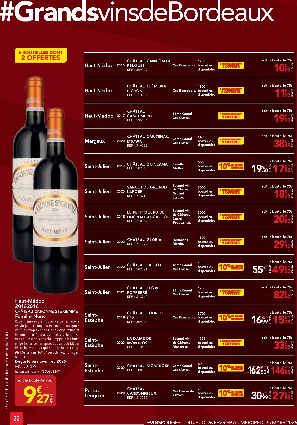 metro - Catalogue Metro - Offres Prix & Promos Restauration valable du 26/02/2026 au 25/03/2026 - page: 22