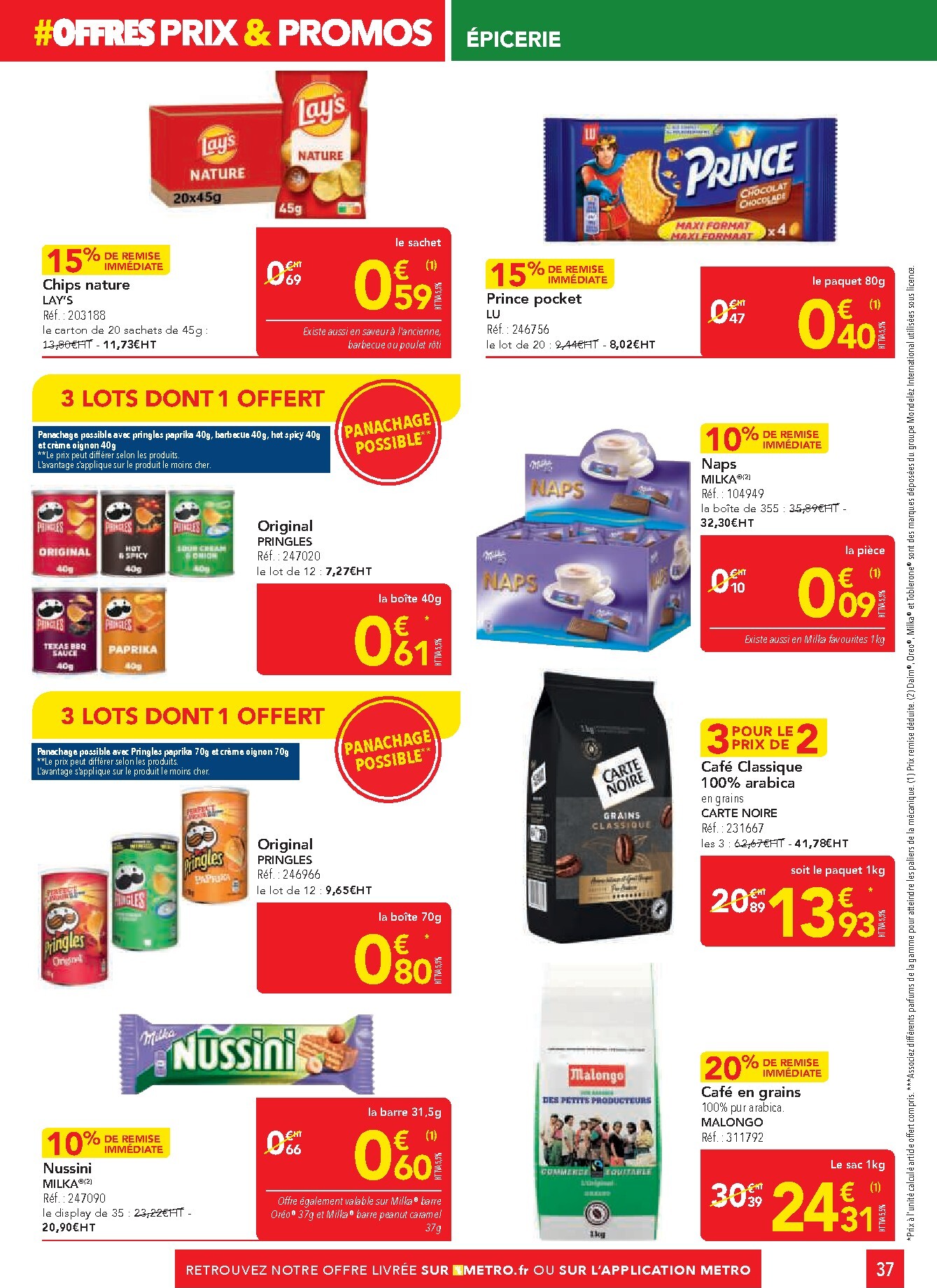 metro - Catalogue Metro - Offres Prix & Promos Restauration valable du 26/02/2026 au 25/03/2026 - page: 37