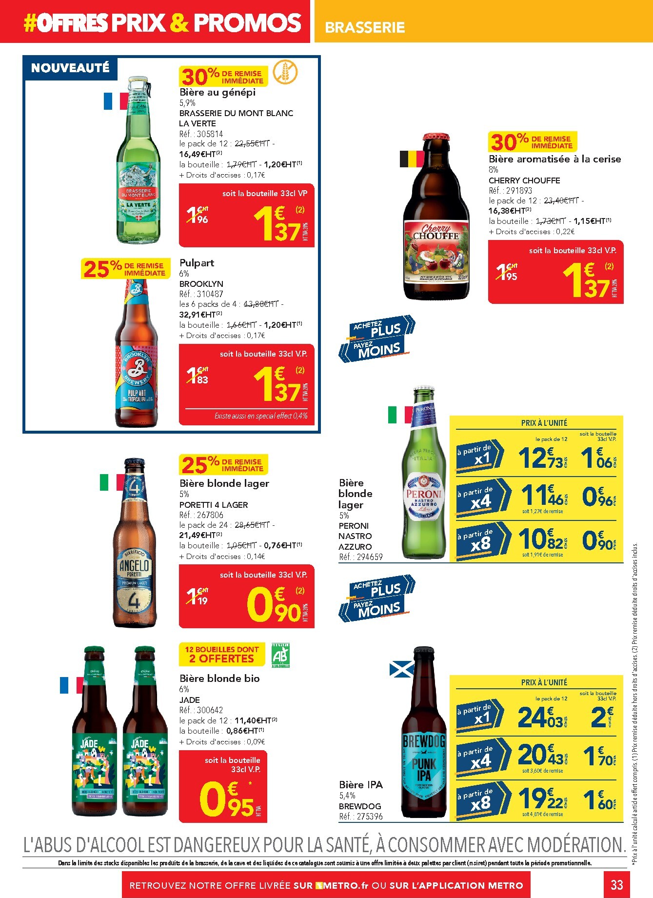 metro - Catalogue Metro - Offres Prix & Promos Restauration valable du 26/03/2026 au 22/04/2026 - page: 33