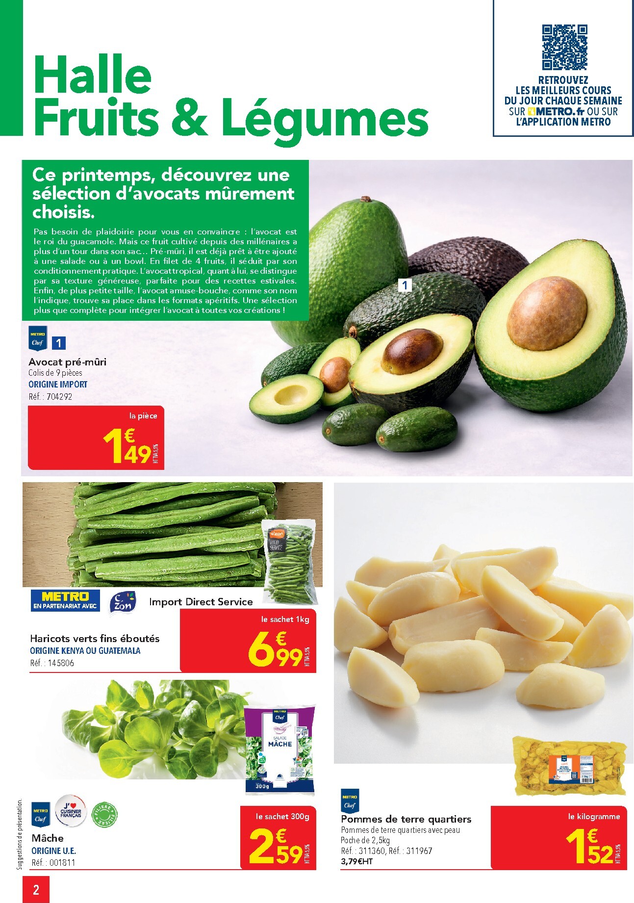 metro - Catalogue Metro - Offres Prix & Promos Restauration valable du 26/03/2026 au 22/04/2026 - page: 2