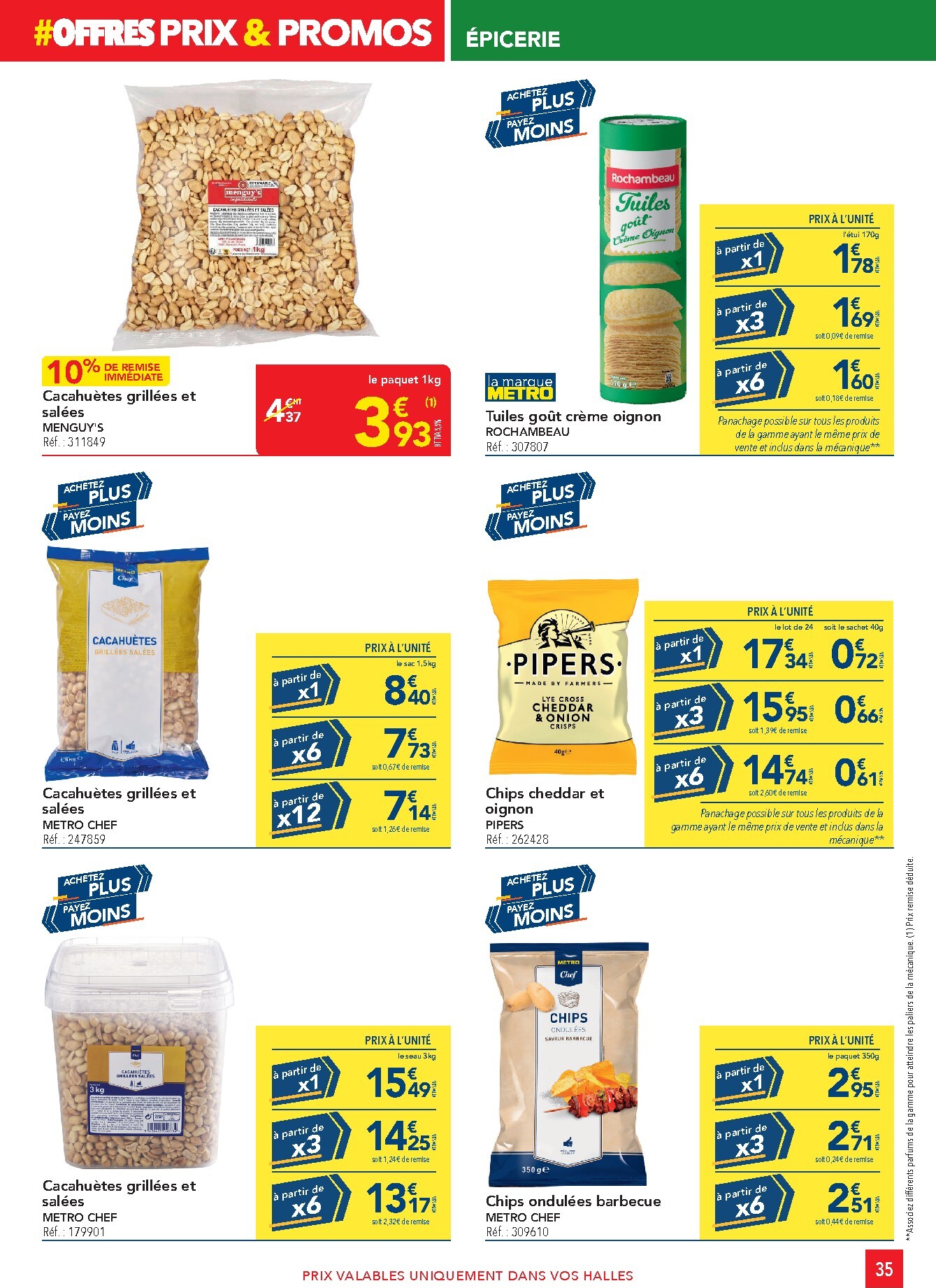 metro - Catalogue Metro - Offres Prix & Promos Restauration valable du 26/03/2026 au 22/04/2026 - page: 35