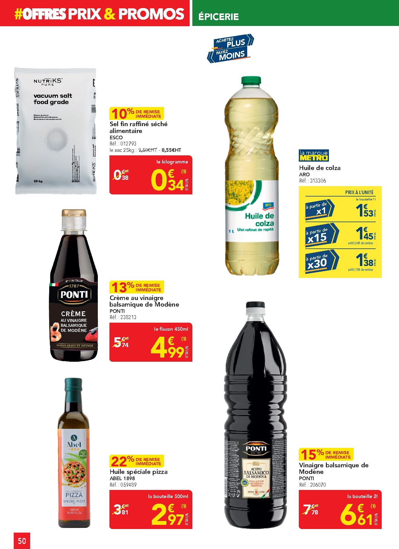 metro - Catalogue Metro - Offres Prix & Promos Restauration valable du 26/03/2026 au 22/04/2026 - page: 50