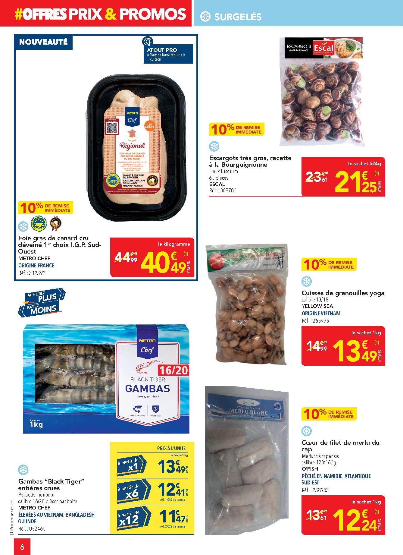 metro - Catalogue Metro - Offres Prix & Promos Restauration valable du 26/03/2026 au 22/04/2026 - page: 6