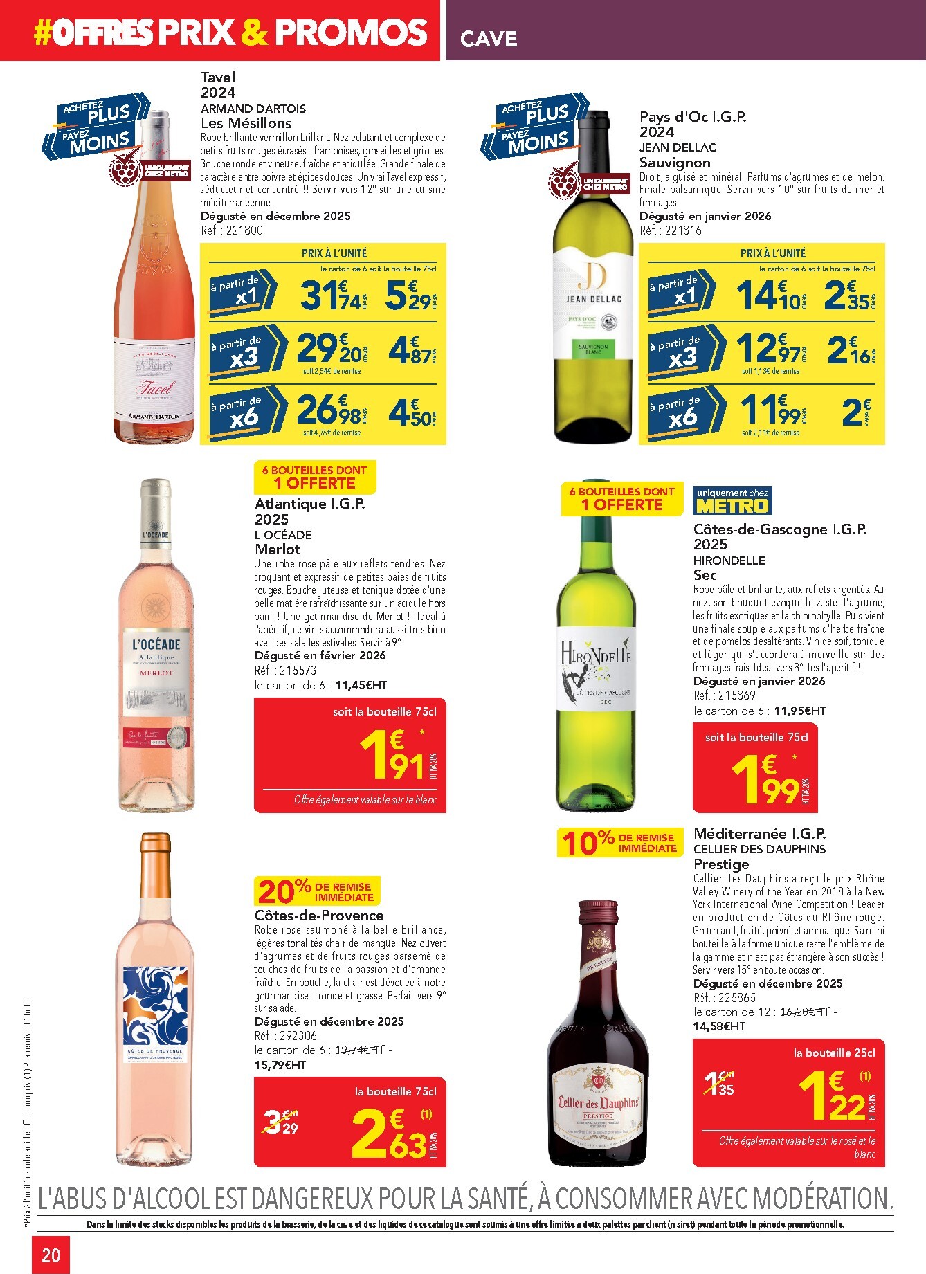 metro - Catalogue Metro - Offres Prix & Promos Restauration valable du 26/03/2026 au 22/04/2026 - page: 20