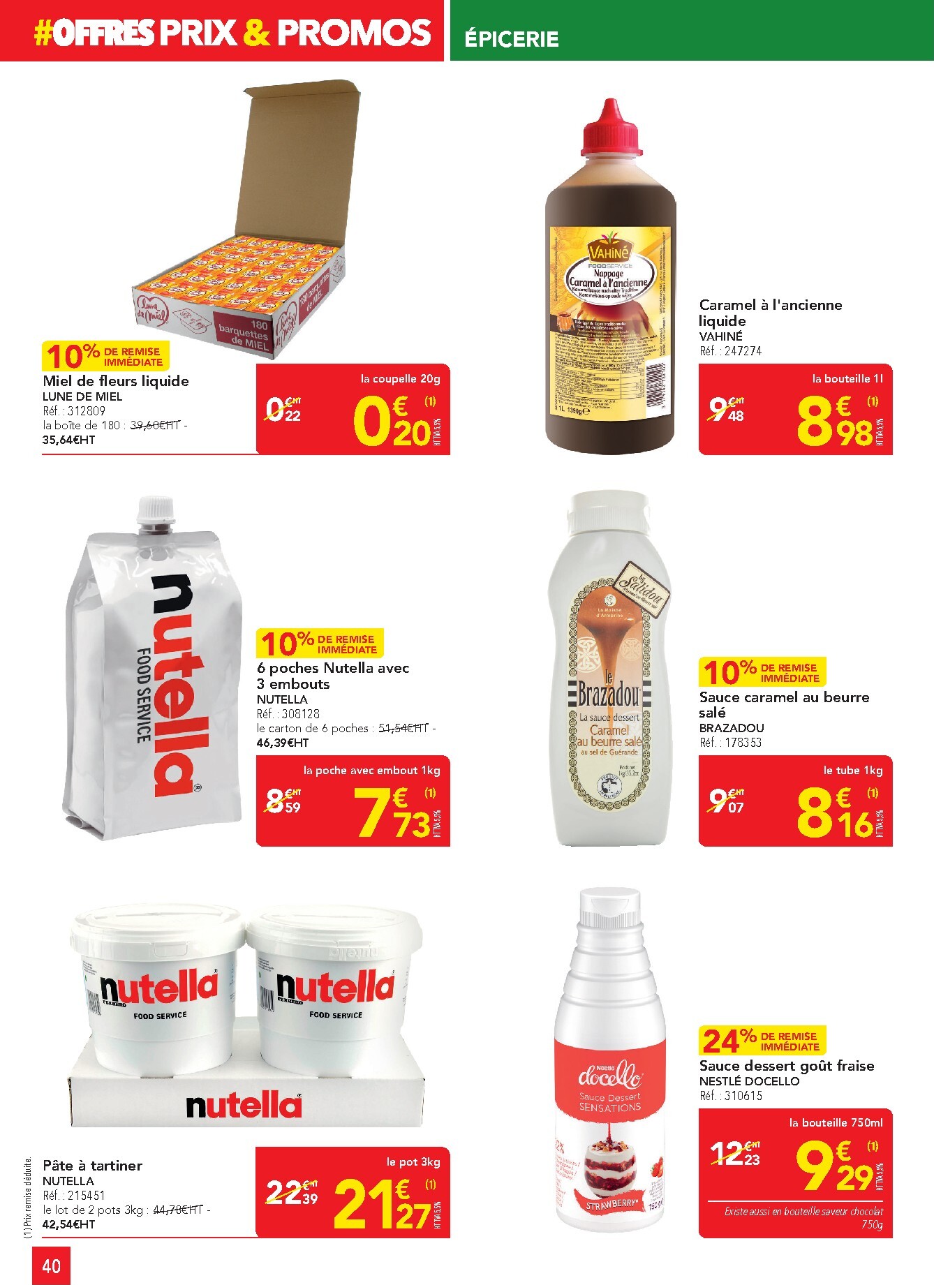 metro - Catalogue Metro - Offres Prix & Promos Restauration valable du 26/03/2026 au 22/04/2026 - page: 40