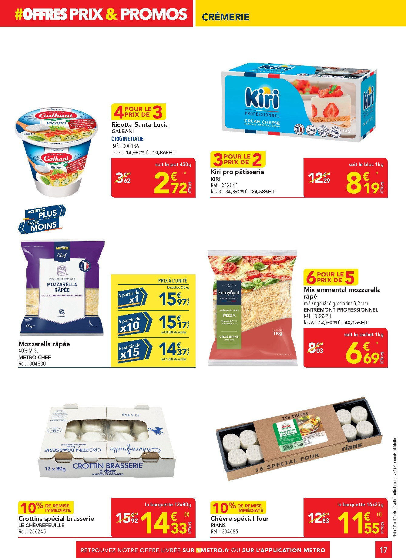 metro - Catalogue Metro - Offres Prix & Promos Restauration valable du 26/03/2026 au 22/04/2026 - page: 17