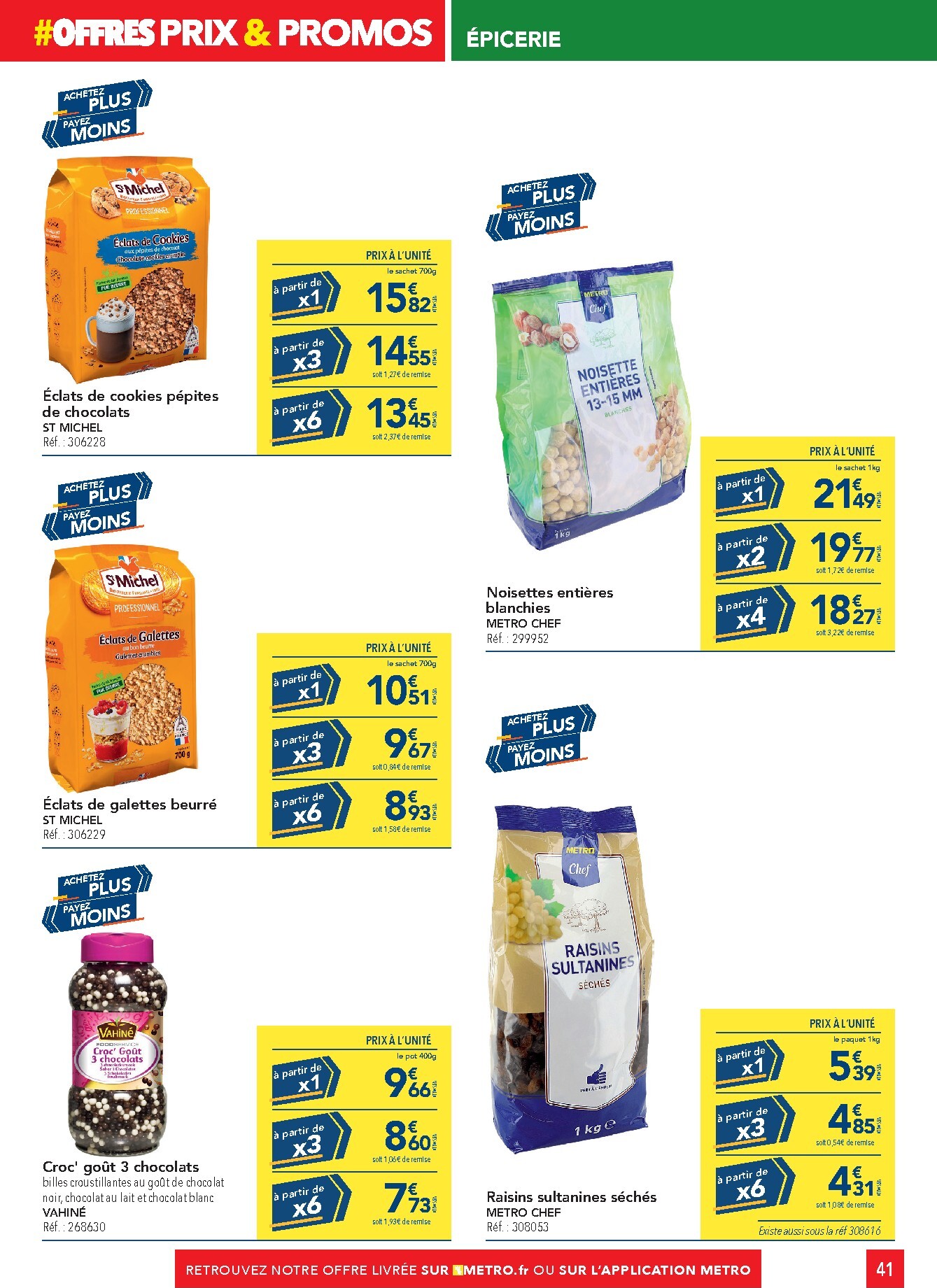 metro - Catalogue Metro - Offres Prix & Promos Restauration valable du 26/03/2026 au 22/04/2026 - page: 41