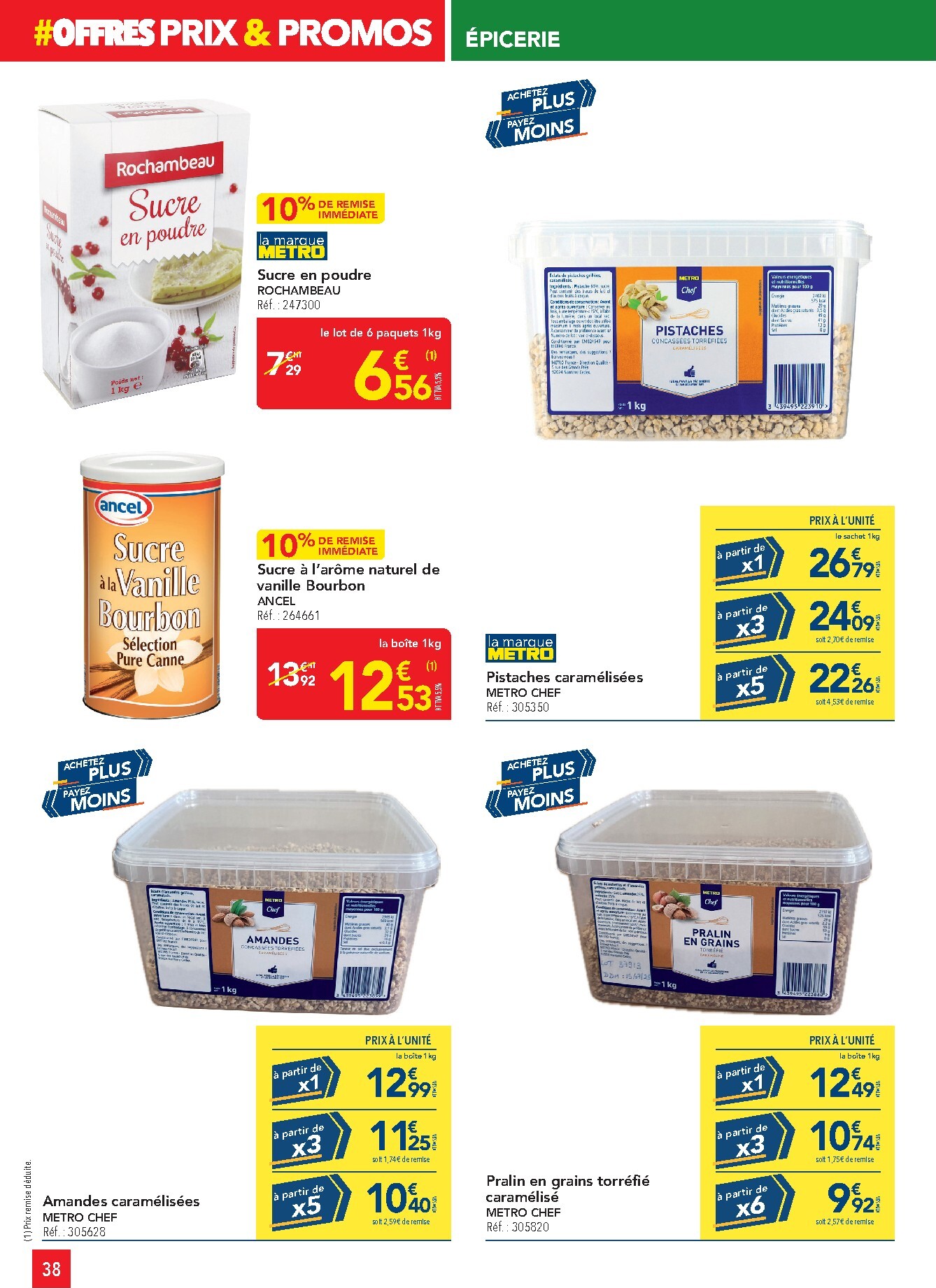 metro - Catalogue Metro - Offres Prix & Promos Restauration valable du 26/03/2026 au 22/04/2026 - page: 38