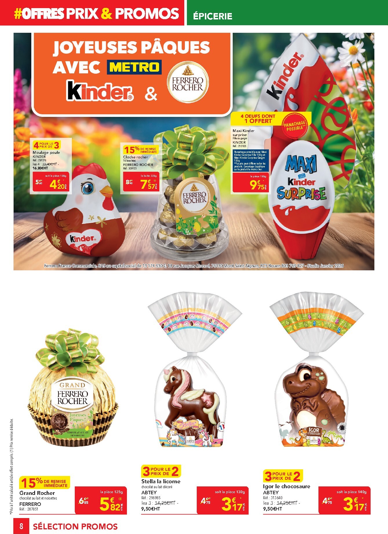 metro - Catalogue Metro - Offres Prix & Promos Revendeurs valable du 26/03/2026 au 08/04/2026 - page: 8