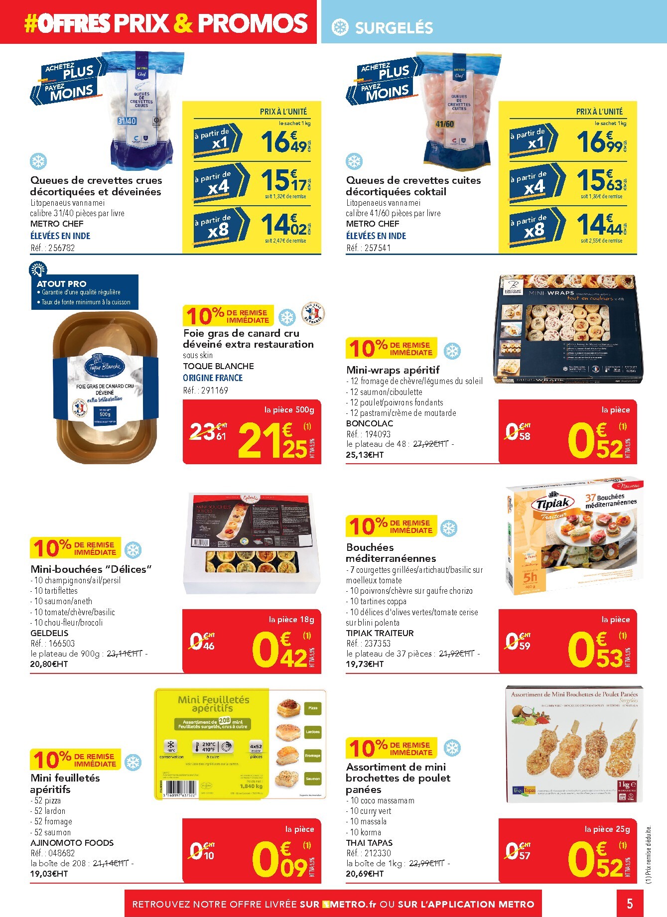 metro - Catalogue Metro - Offres Prix & Promos Traiteurs valable du 26/03/2026 au 22/04/2026 - page: 5