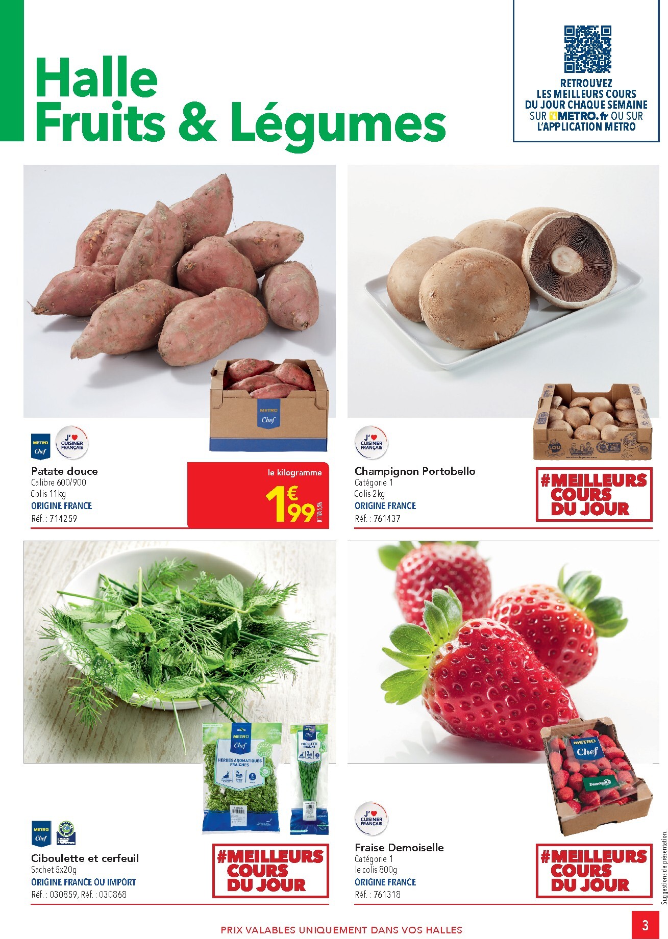 metro - Catalogue Metro - Offres Prix & Promos Traiteurs valable du 26/03/2026 au 22/04/2026 - page: 3