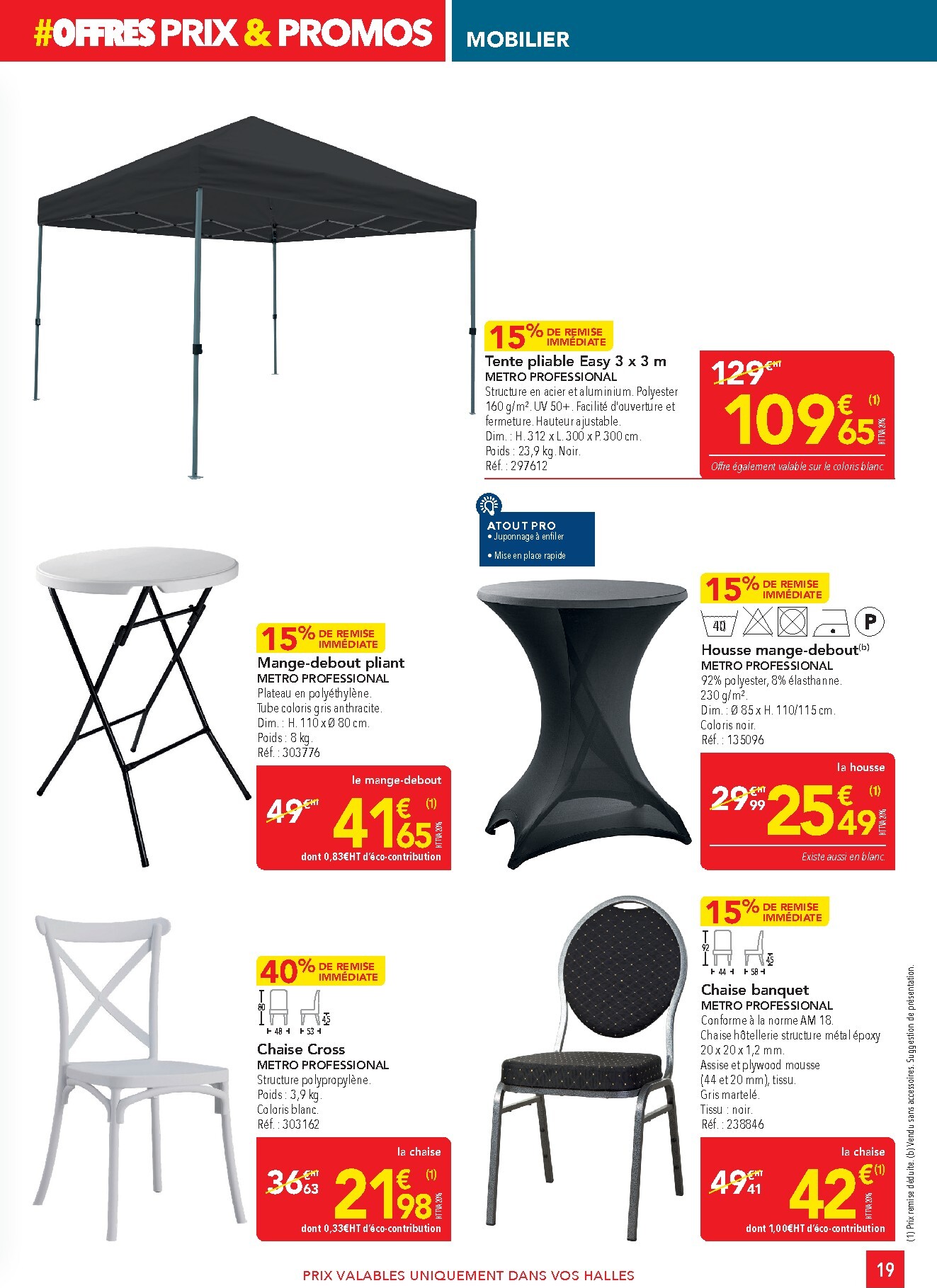 metro - Catalogue Metro - Offres Prix & Promos Traiteurs valable du 26/03/2026 au 22/04/2026 - page: 19