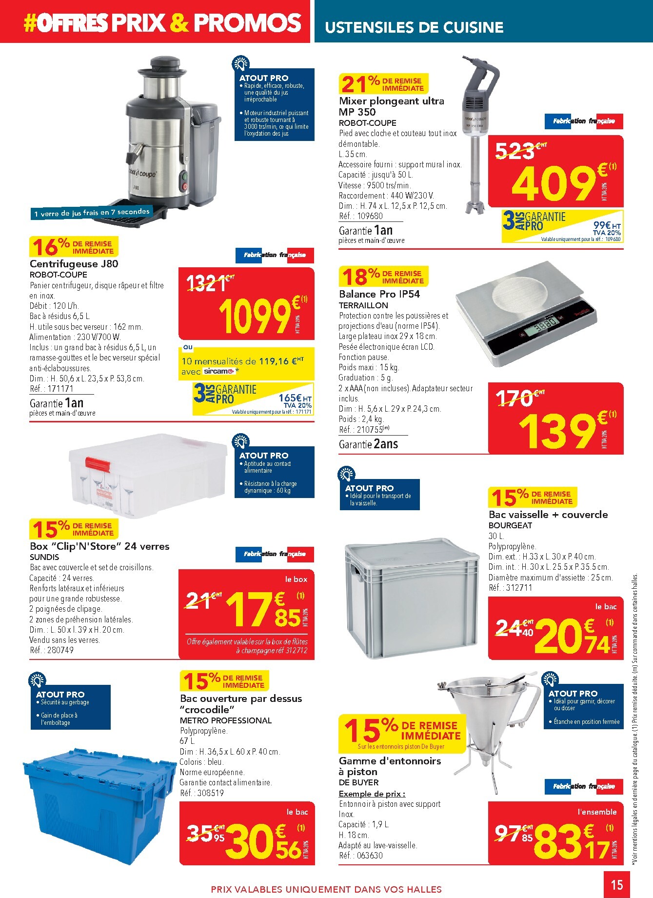 metro - Catalogue Metro - Offres Prix & Promos Traiteurs valable du 26/03/2026 au 22/04/2026 - page: 15