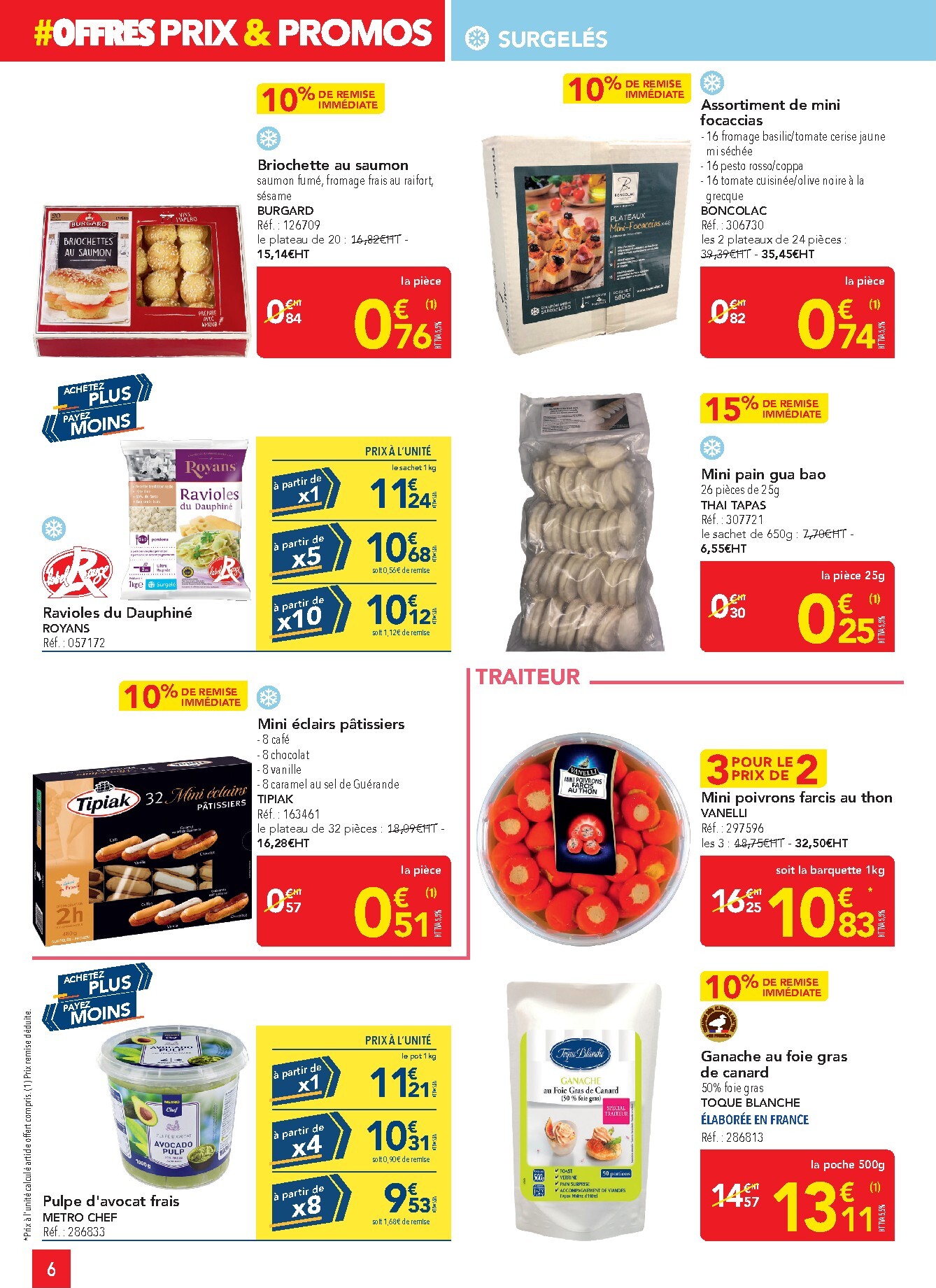 metro - Catalogue Metro - Offres Prix & Promos Traiteurs valable du 26/03/2026 au 22/04/2026 - page: 6