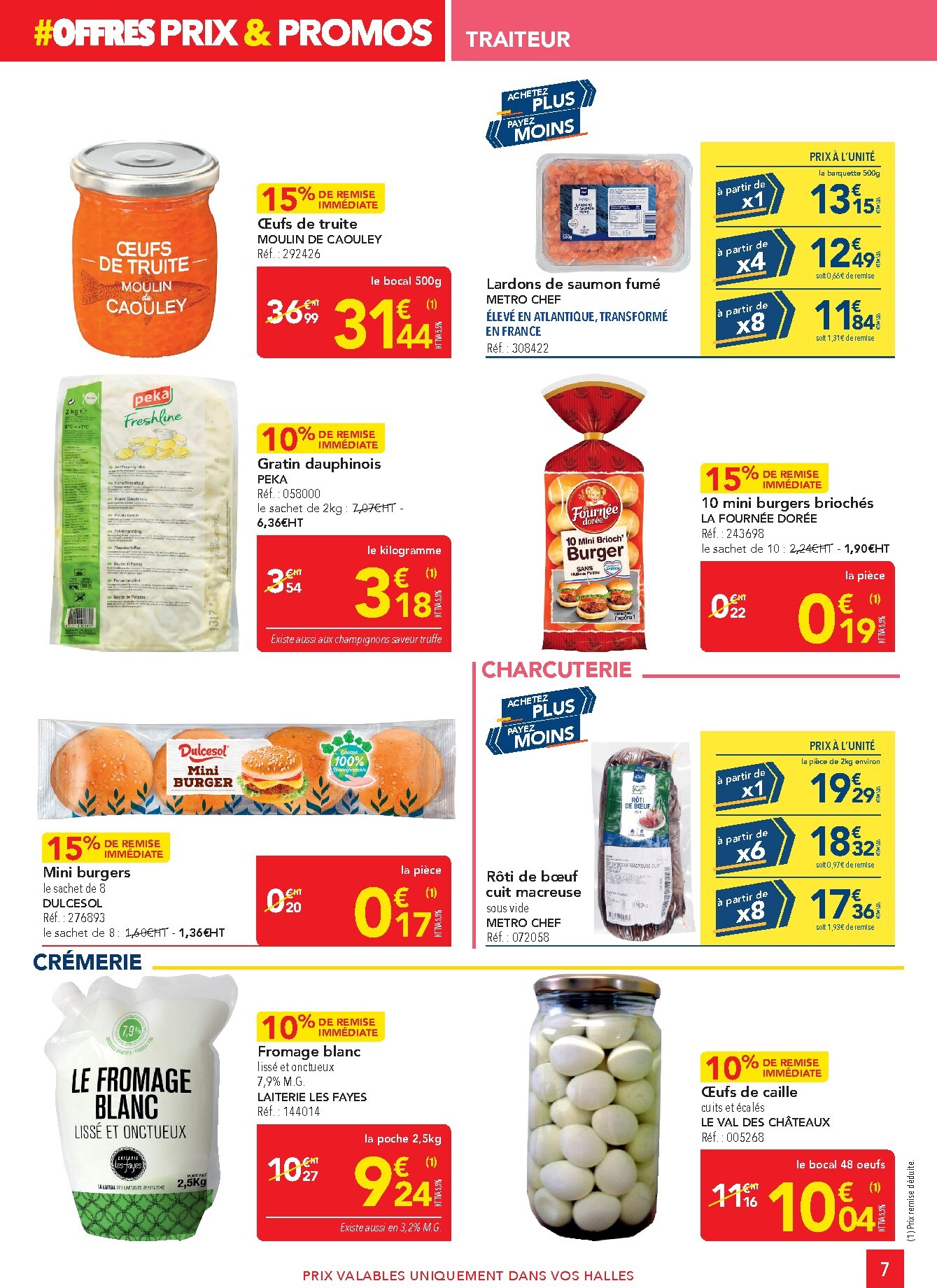 metro - Catalogue Metro - Offres Prix & Promos Traiteurs valable du 26/03/2026 au 22/04/2026 - page: 7