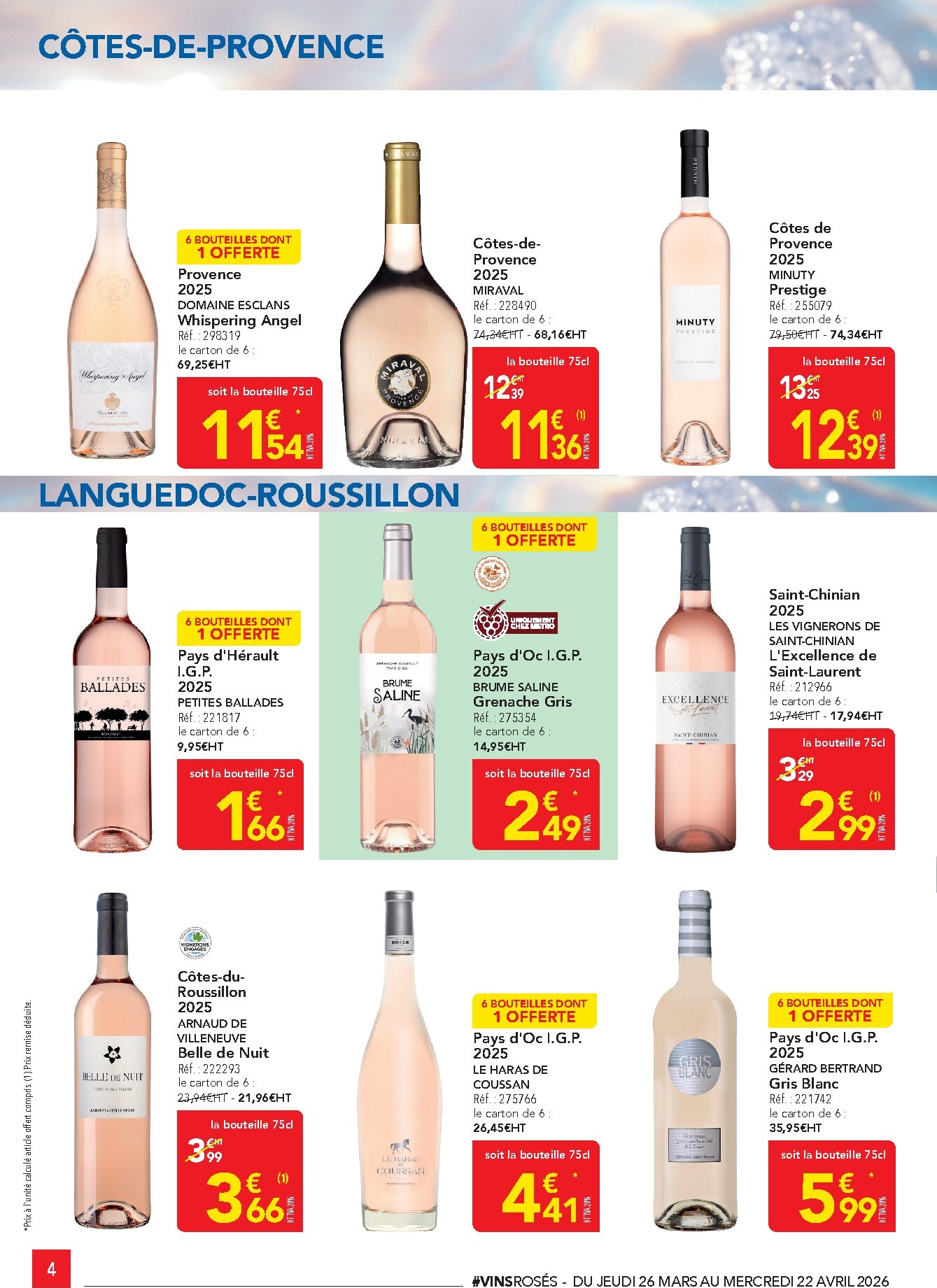 metro - Catalogue Metro - Rosés valable du 26/03/2026 au 22/04/2026 - page: 4