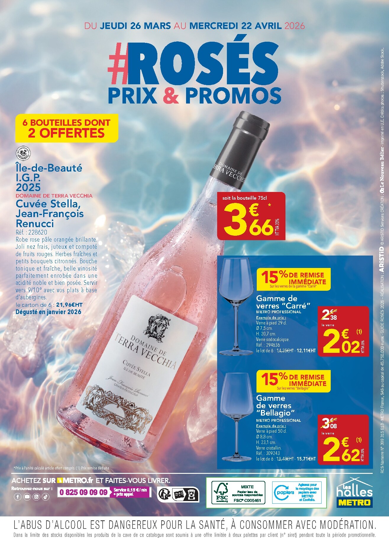 metro - Catalogue Metro - Rosés valable du 26/03/2026 au 22/04/2026 - page: 8